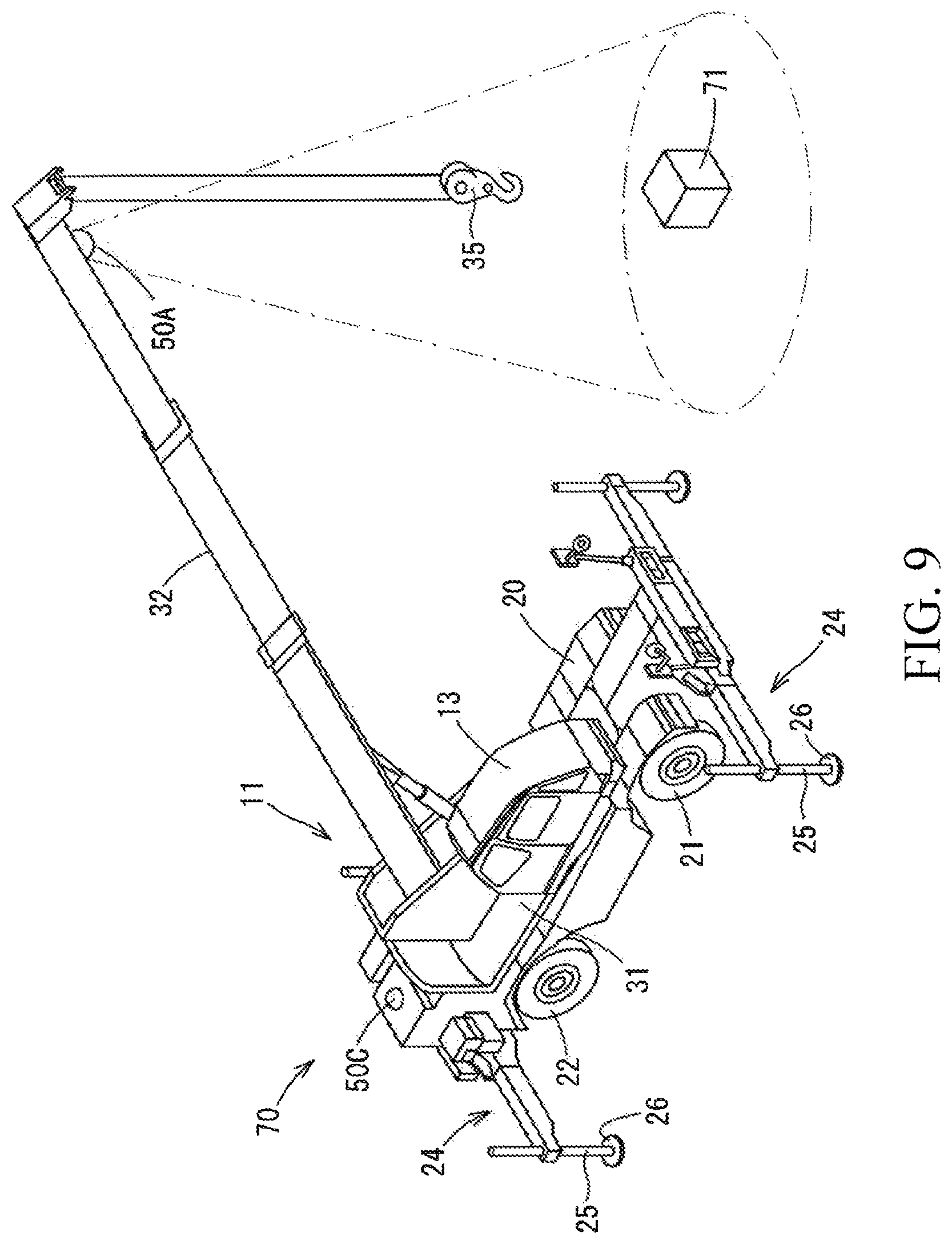 Patent US11772941 Figure 9 – Crane vehicle