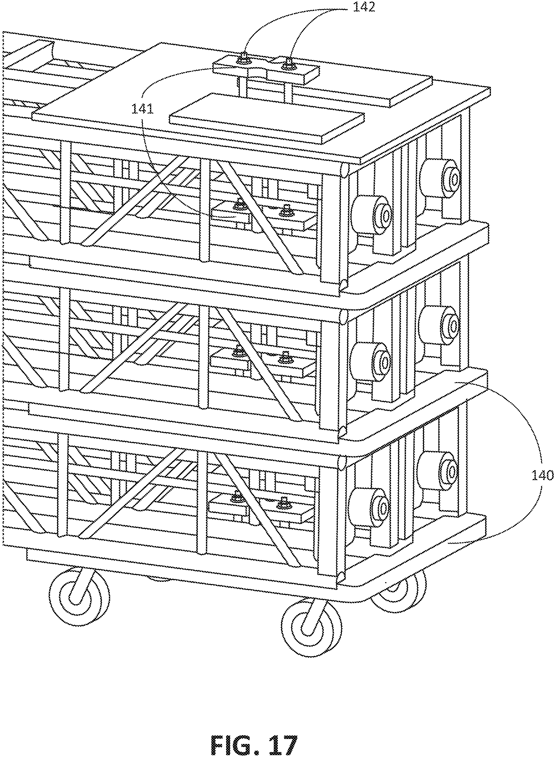 Patent US11772942 Figure 17 – Modular lift system