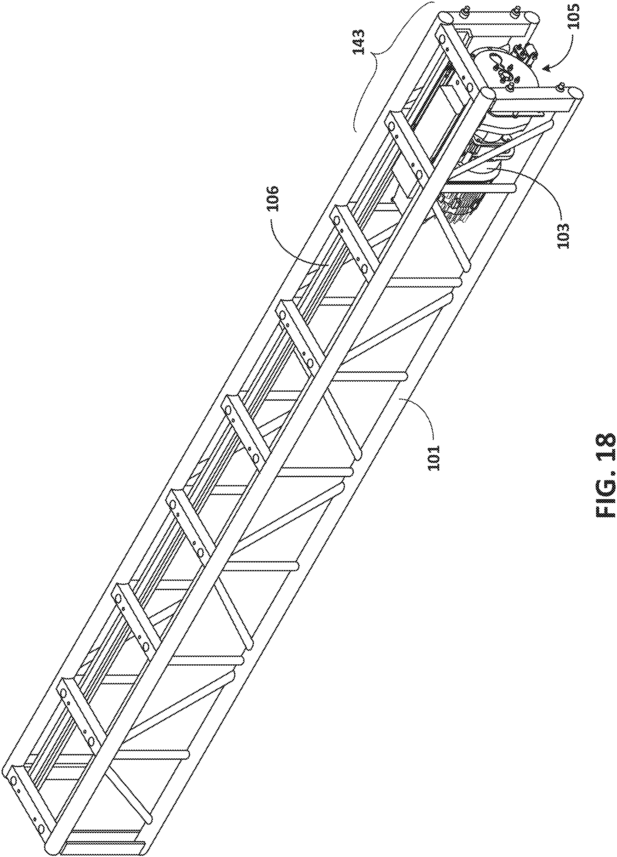 Patent US11772942 Figure 18 – Modular lift system