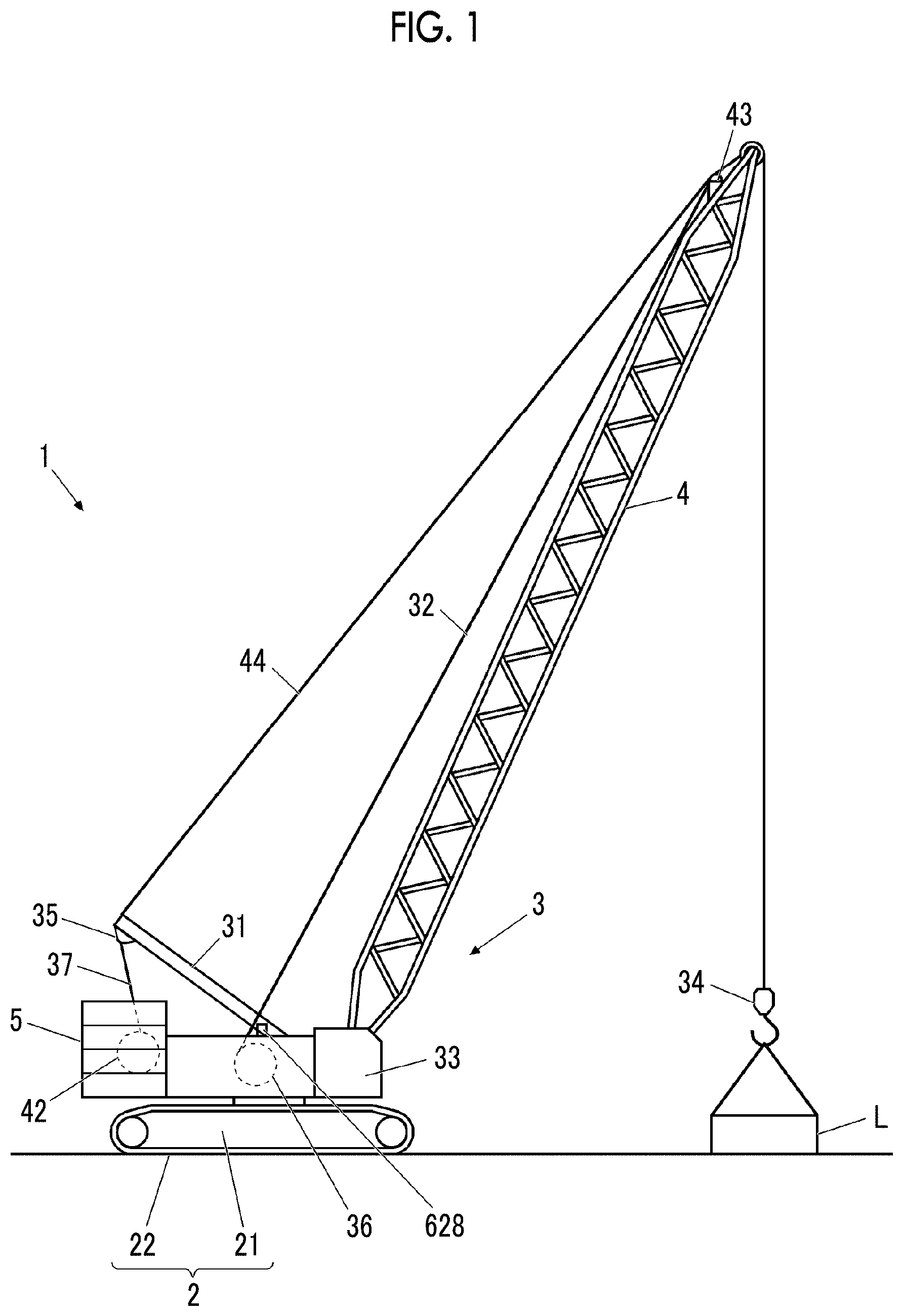 Patent US11772943 Figure 1 – Monitoring device for winch drum