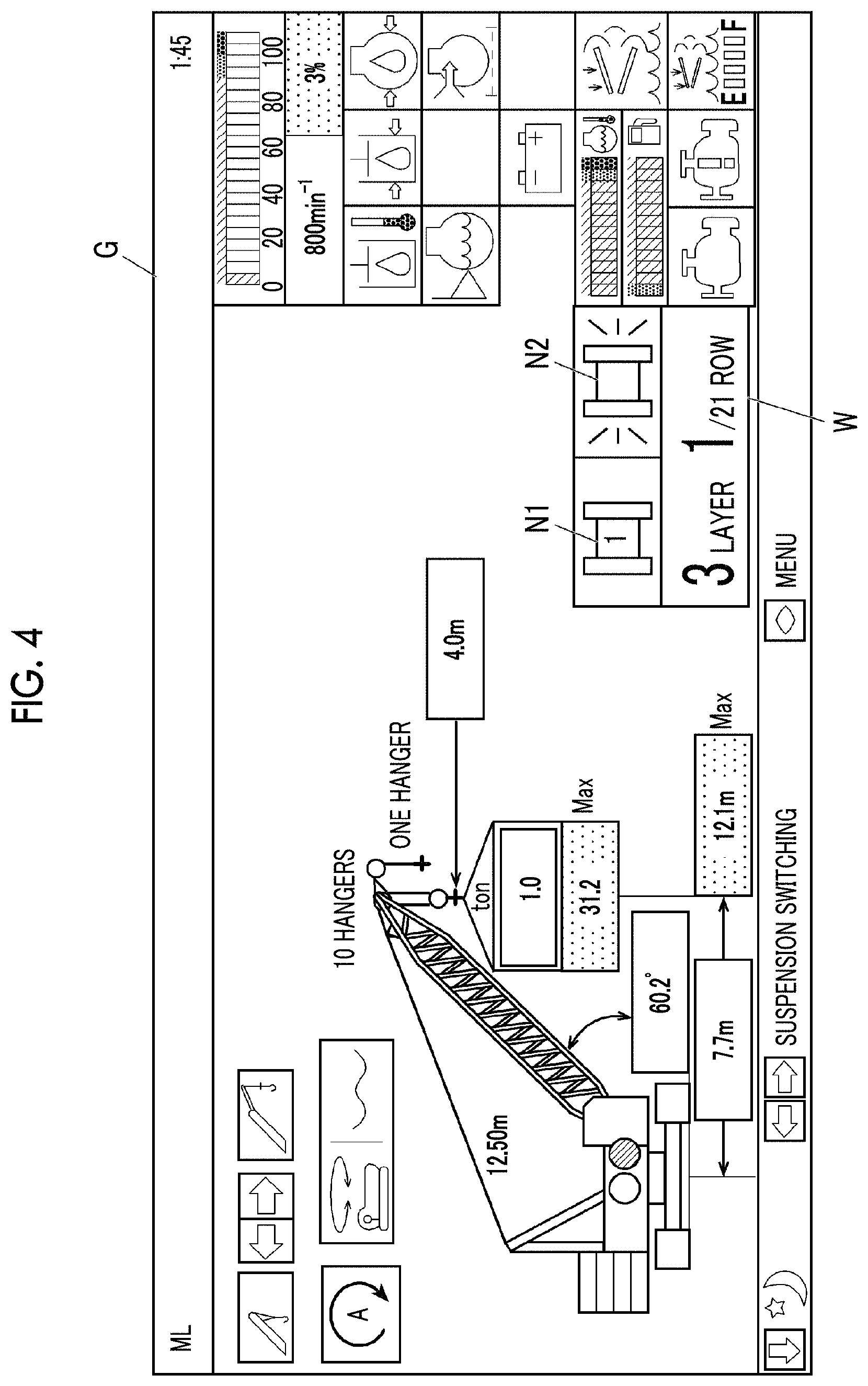 Patent US11772943 Figure 4 – Monitoring device for winch drum