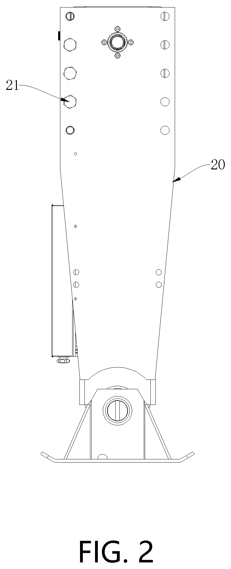 Patent US11772947 Figure 2 – Jacking machine and control method thereof