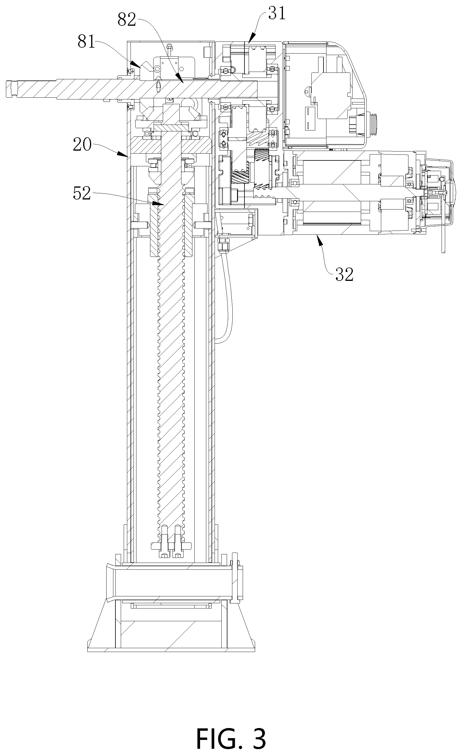 Patent US11772947 Figure 3 – Jacking machine and control method thereof