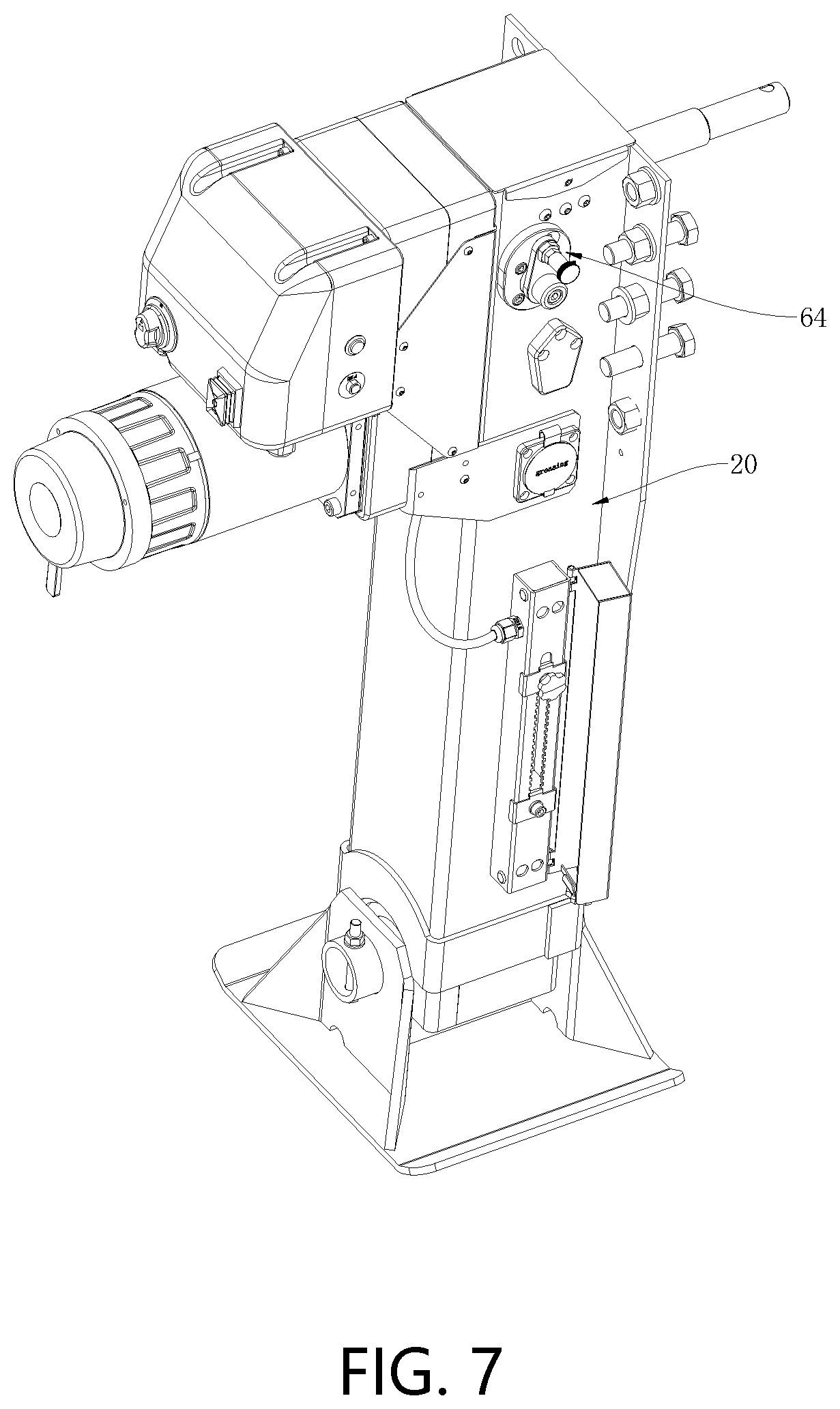 Patent US11772947 Figure 6 – Jacking machine and control method thereof