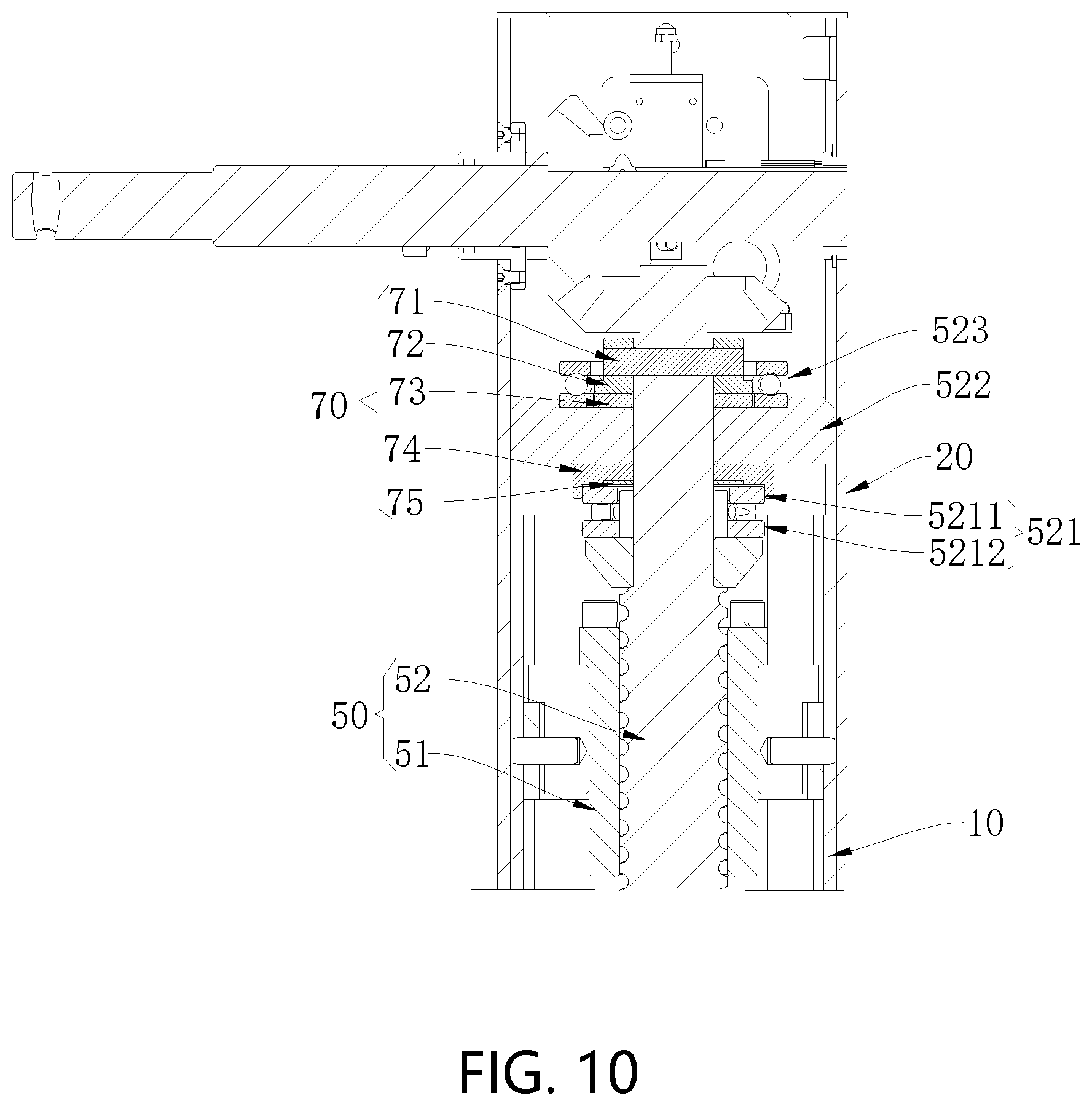 Patent US11772947 Figure 8 – Jacking machine and control method thereof