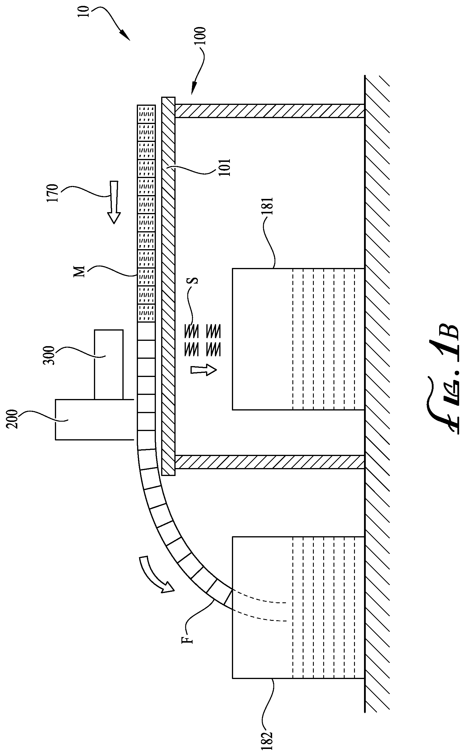 Patent US11772957 Figure 2 – Apparatus and method for deconstructing mattresses