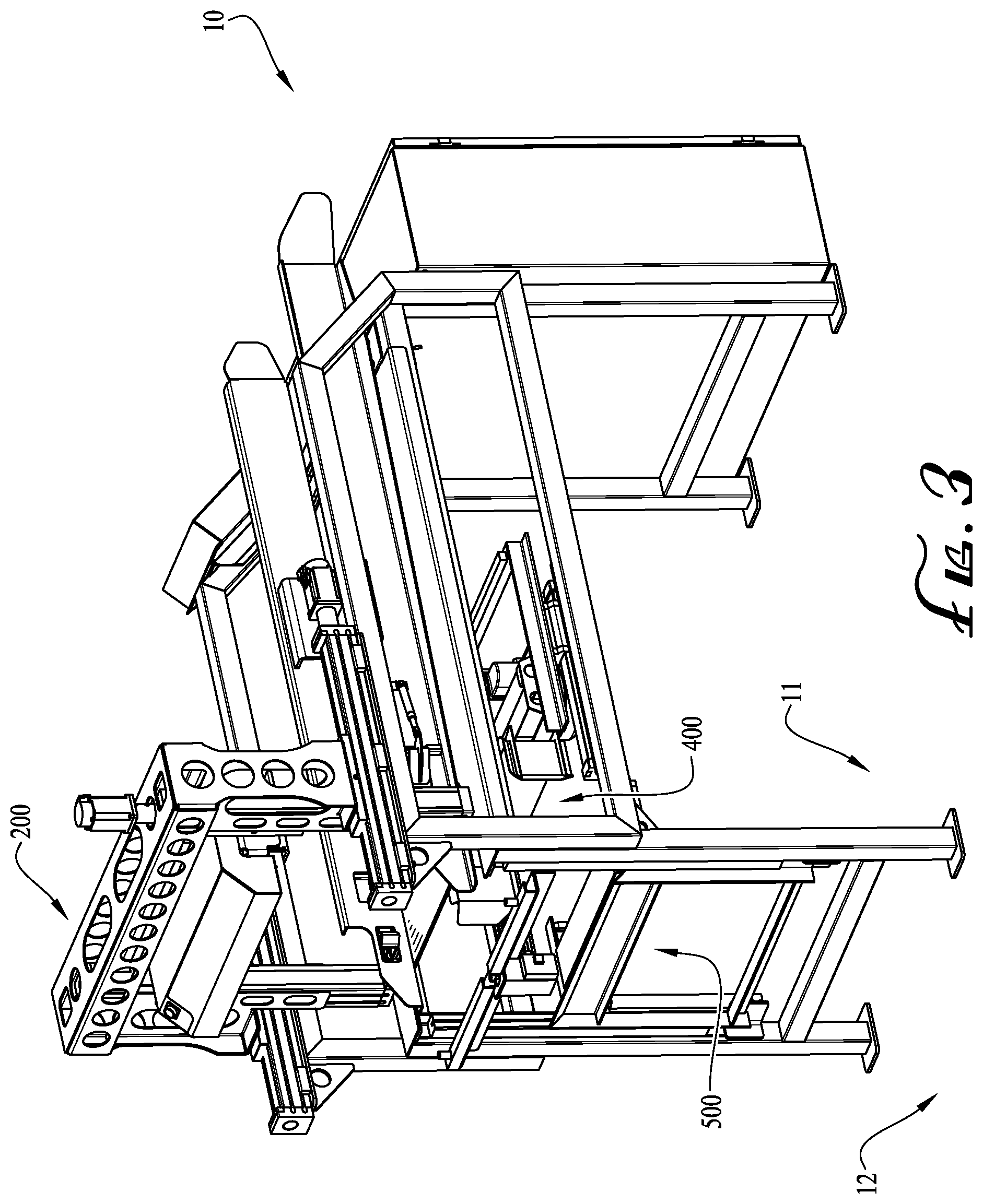 Patent US11772957 Figure 5 – Apparatus and method for deconstructing mattresses