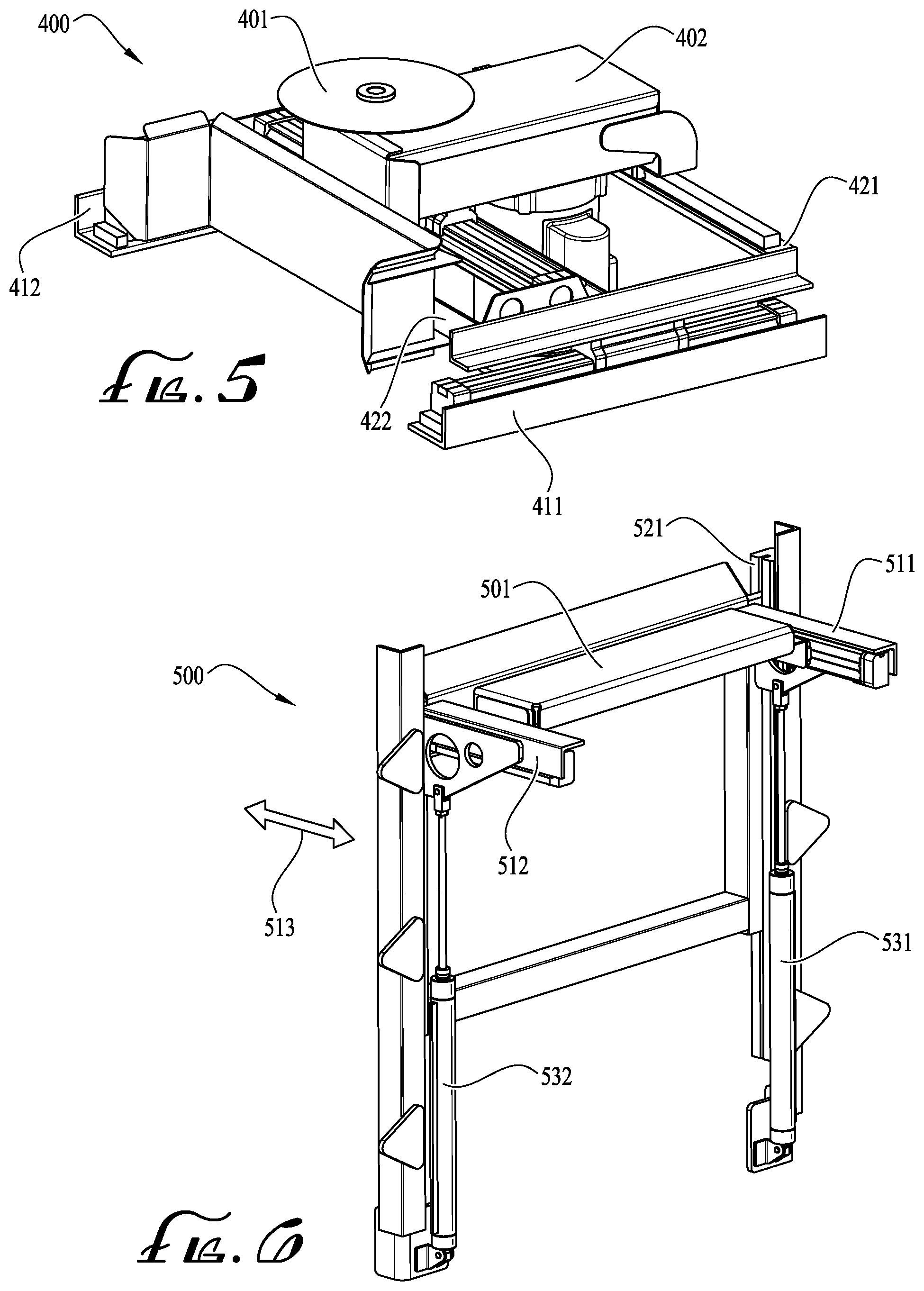 Patent US11772957 Figure 8 – Apparatus and method for deconstructing mattresses