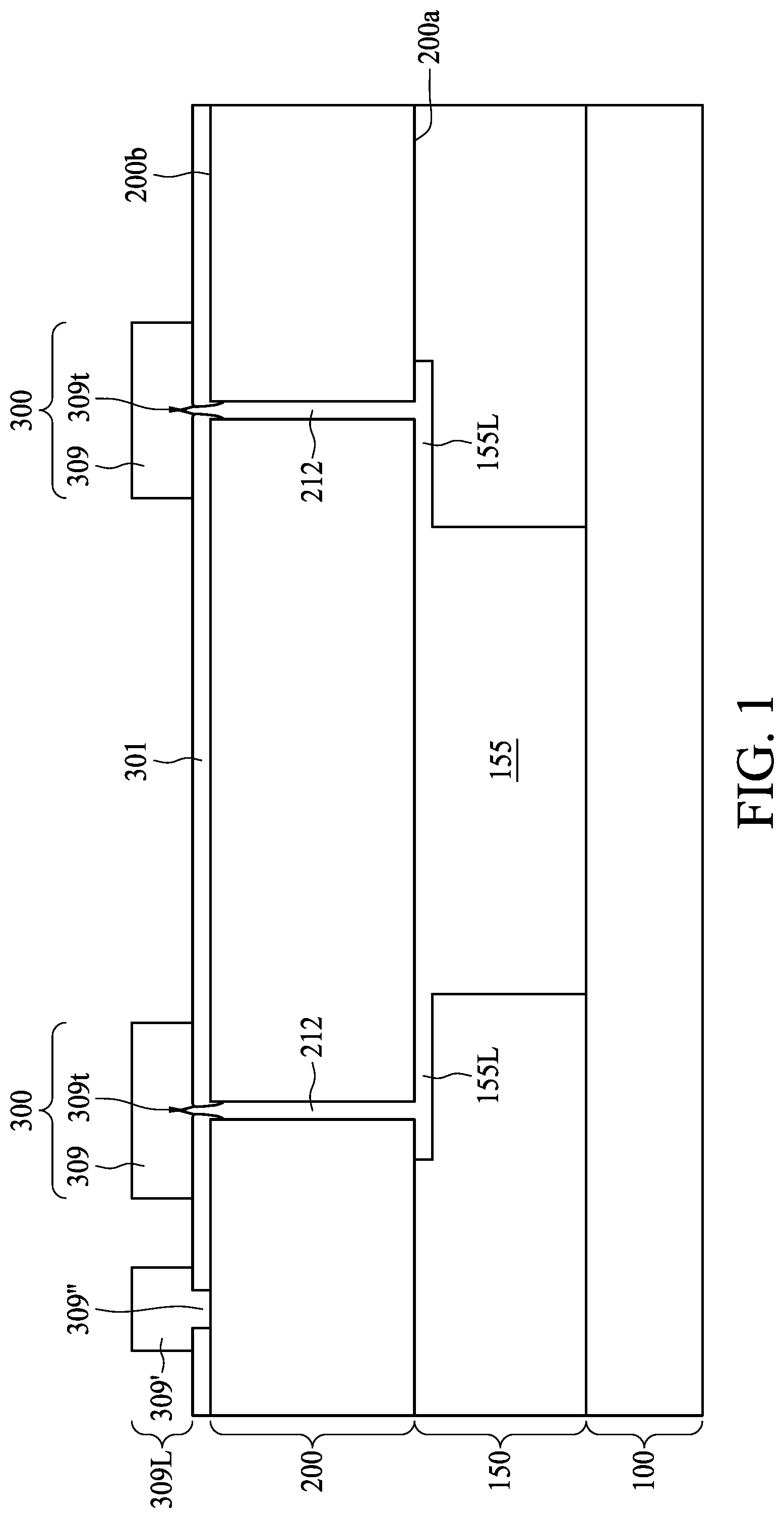Patent US11772960 — Method of forming dielectric and metal sealing layers on capping structure of a MEMs device — Figure 1