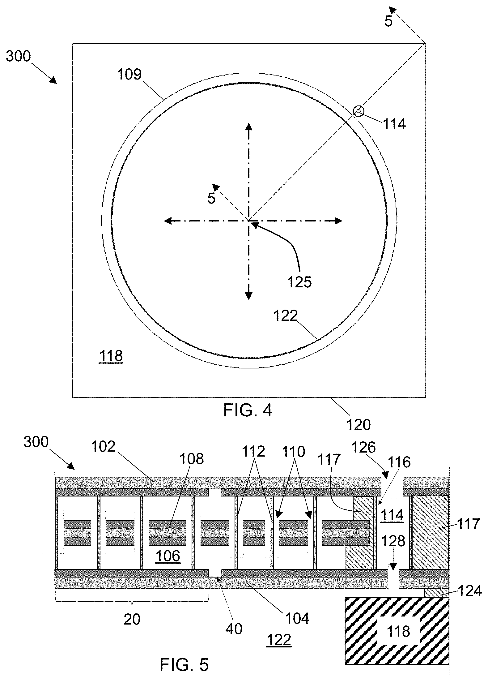 Patent US11772961 Figure 3 – MEMS device with perimeter barometric relief pierce