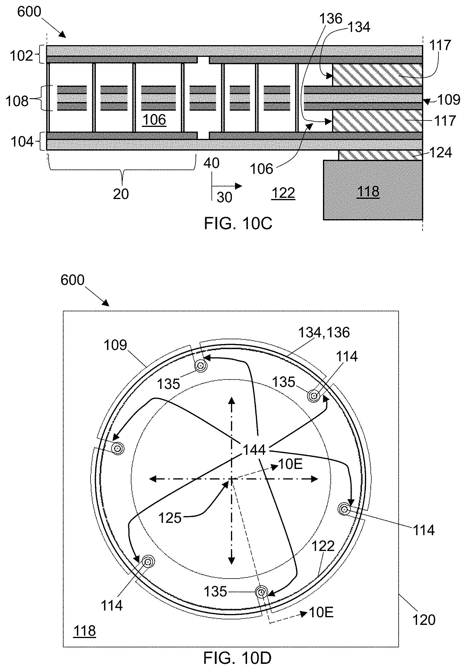 Patent US11772961 Figure 7 – MEMS device with perimeter barometric relief pierce