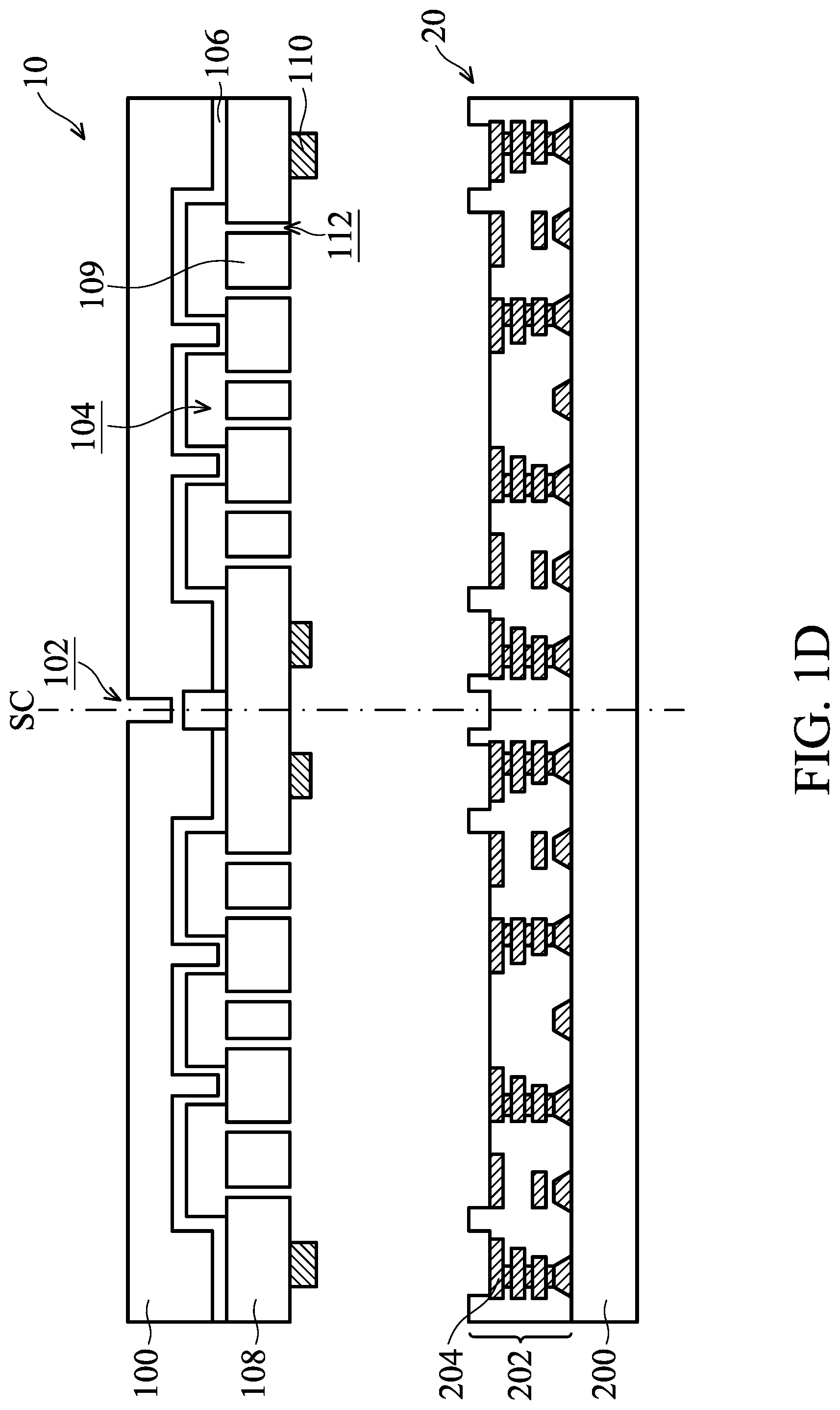 Patent US11772963 Figure 4 – Bonding process for forming semiconductor device structure
