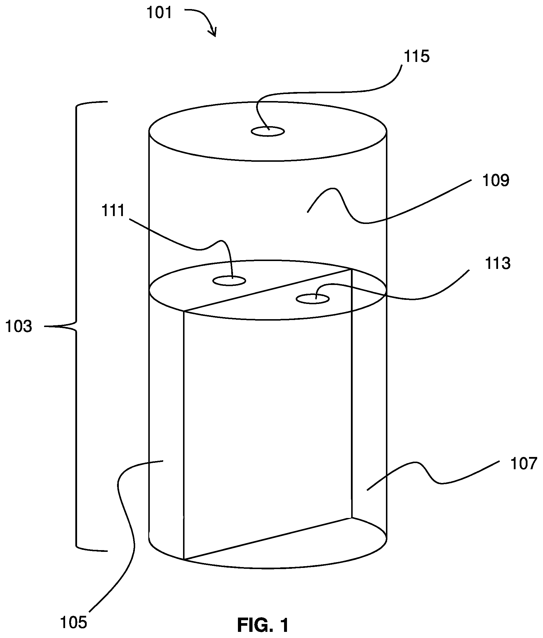 Patent US11772968 Figure 1 – Multi-chamber hypochlorous acid dispenser