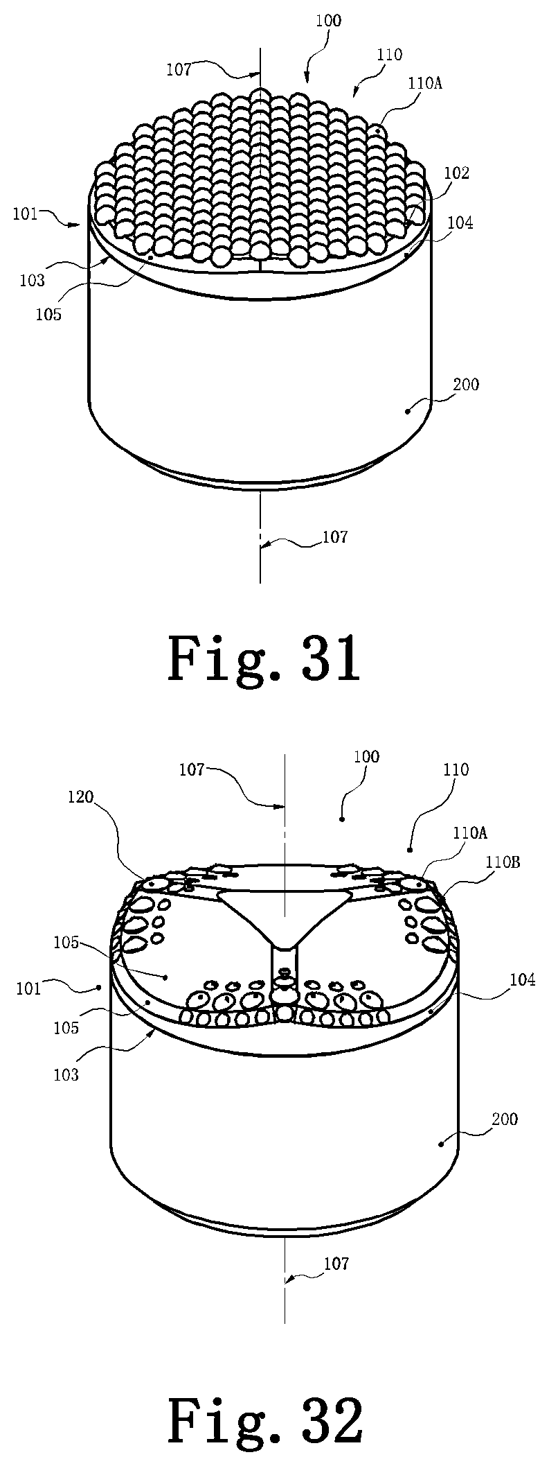 Patent US11772977 Figure 16 – Polycrystalline diamond compact table with polycrystalline diamond extensions therefrom