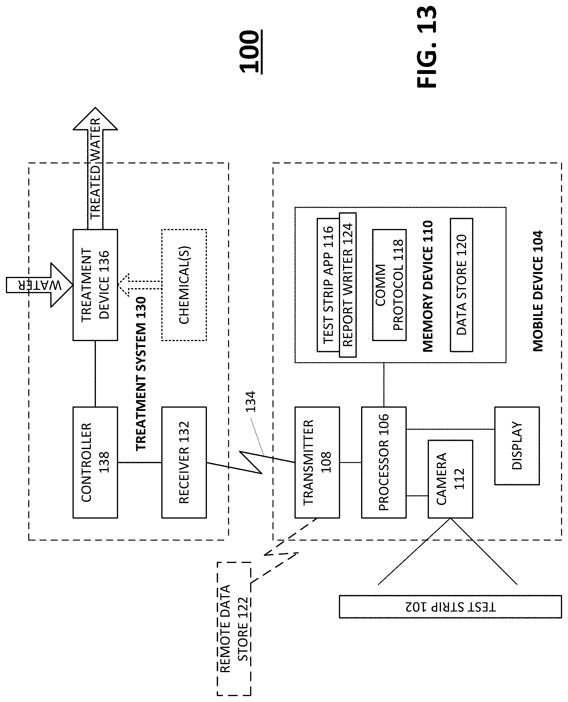 Patent US11772986 Figure 13 – Spa/pool water treatment system and method