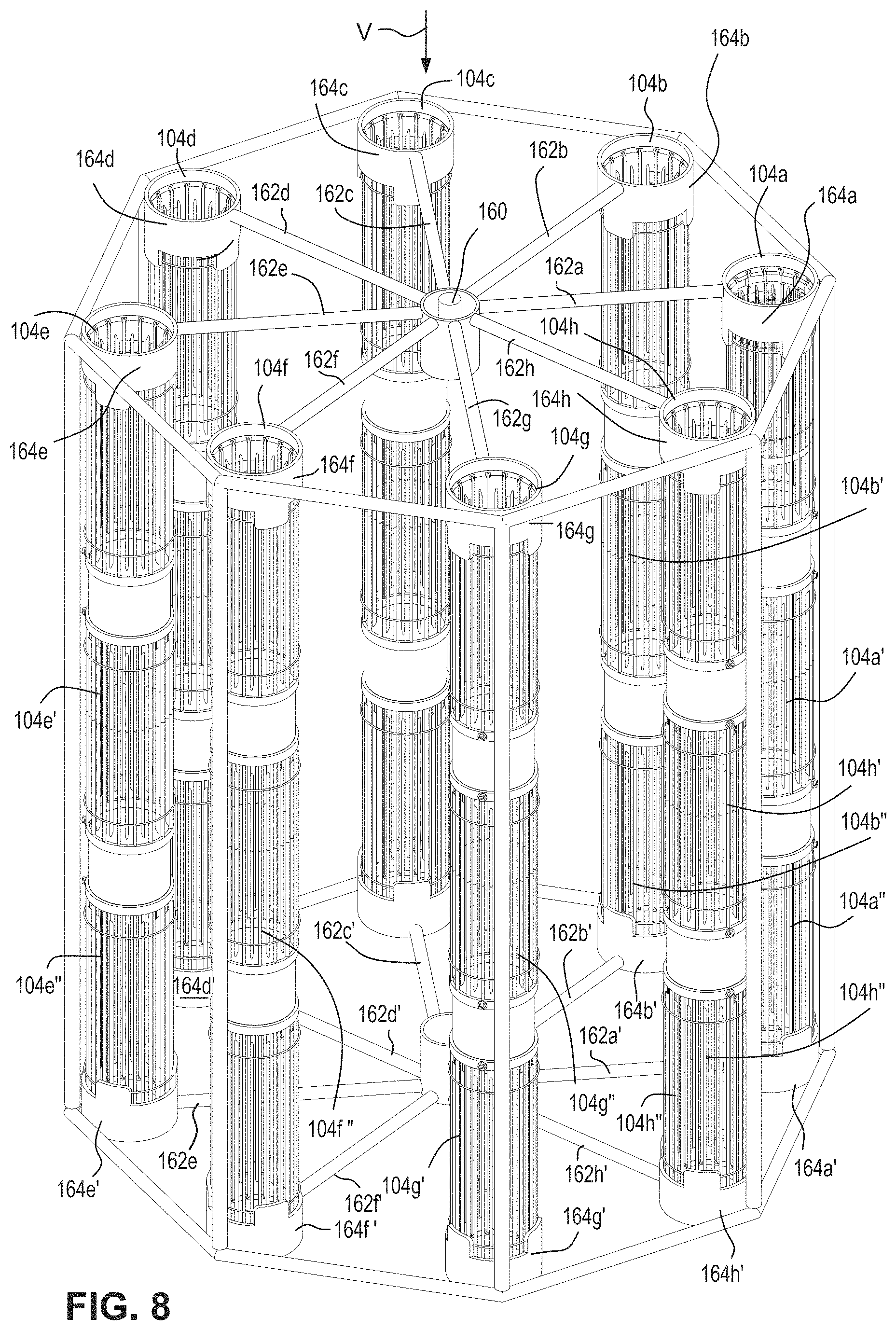 Patent US11772991 Figure 13 – Apparatuses and methods for treating, purifying and/or extracting from wastewater