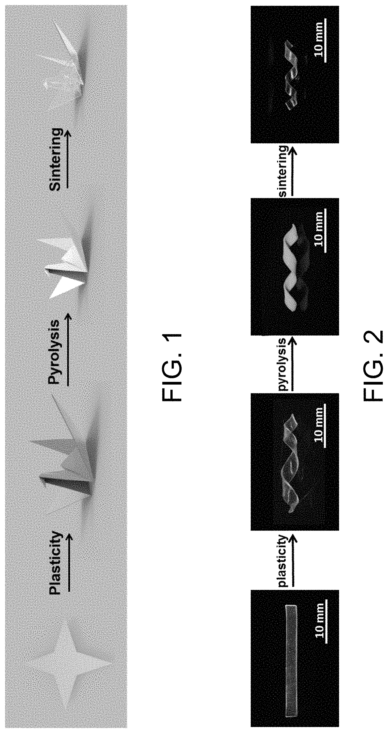 Patent US11773002 Figure 1 – Method to prepare three-dimensional transparent glass via polymer plasticity