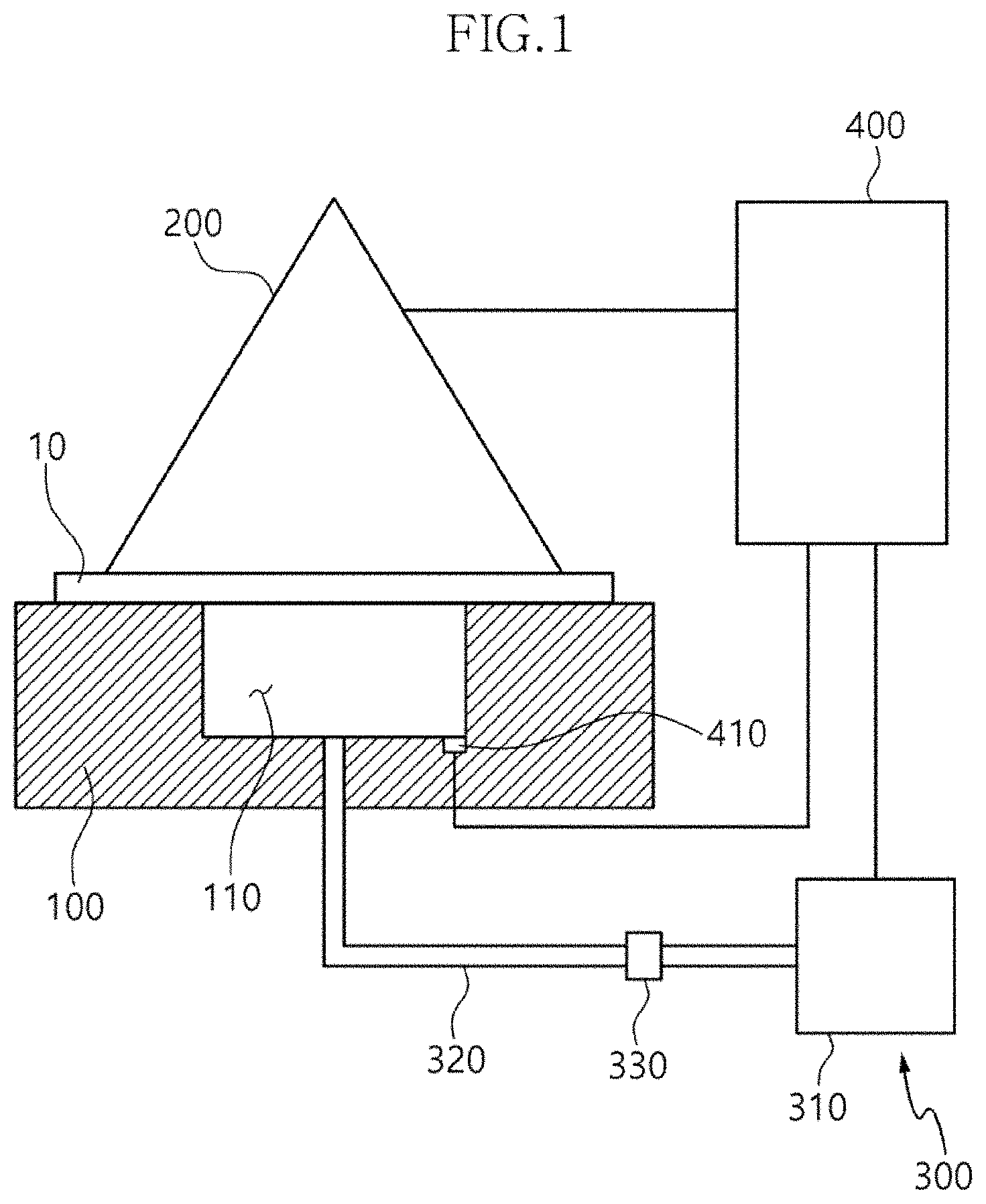 Patent US11773003 — Apparatus and method of manufacturing shell for resonator using laser — Figure 1