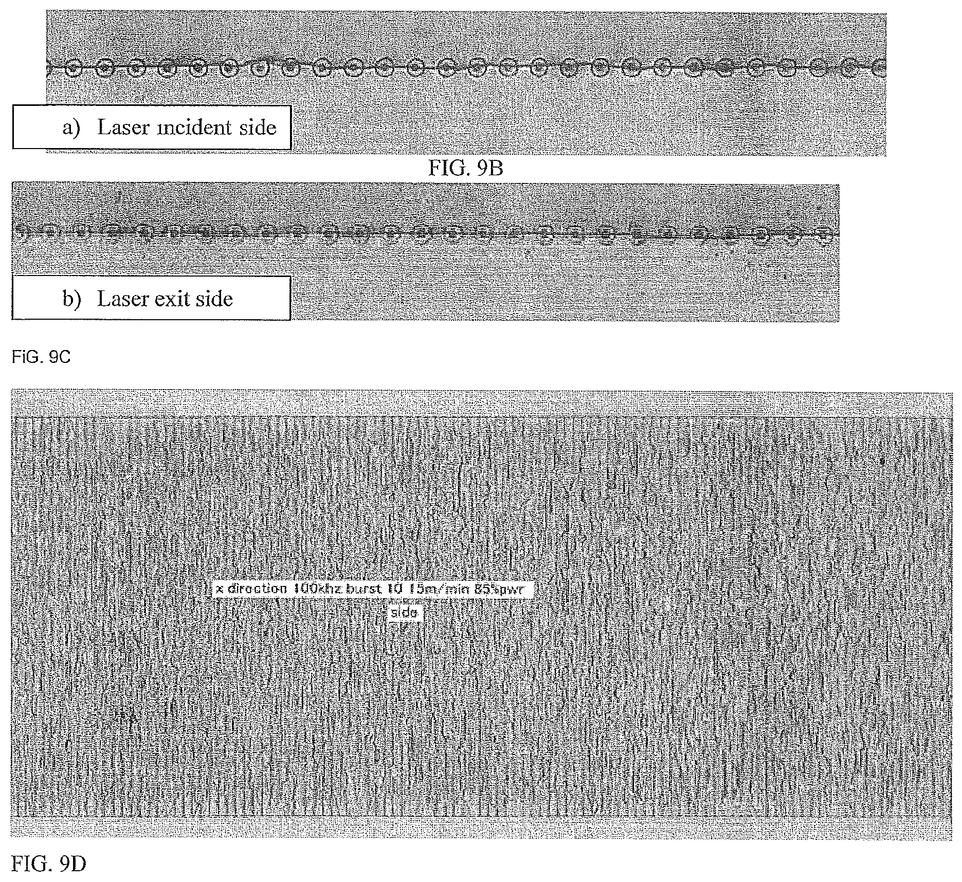 Patent US11773004 Figure 13 – Laser cutting and processing of display glass compositions