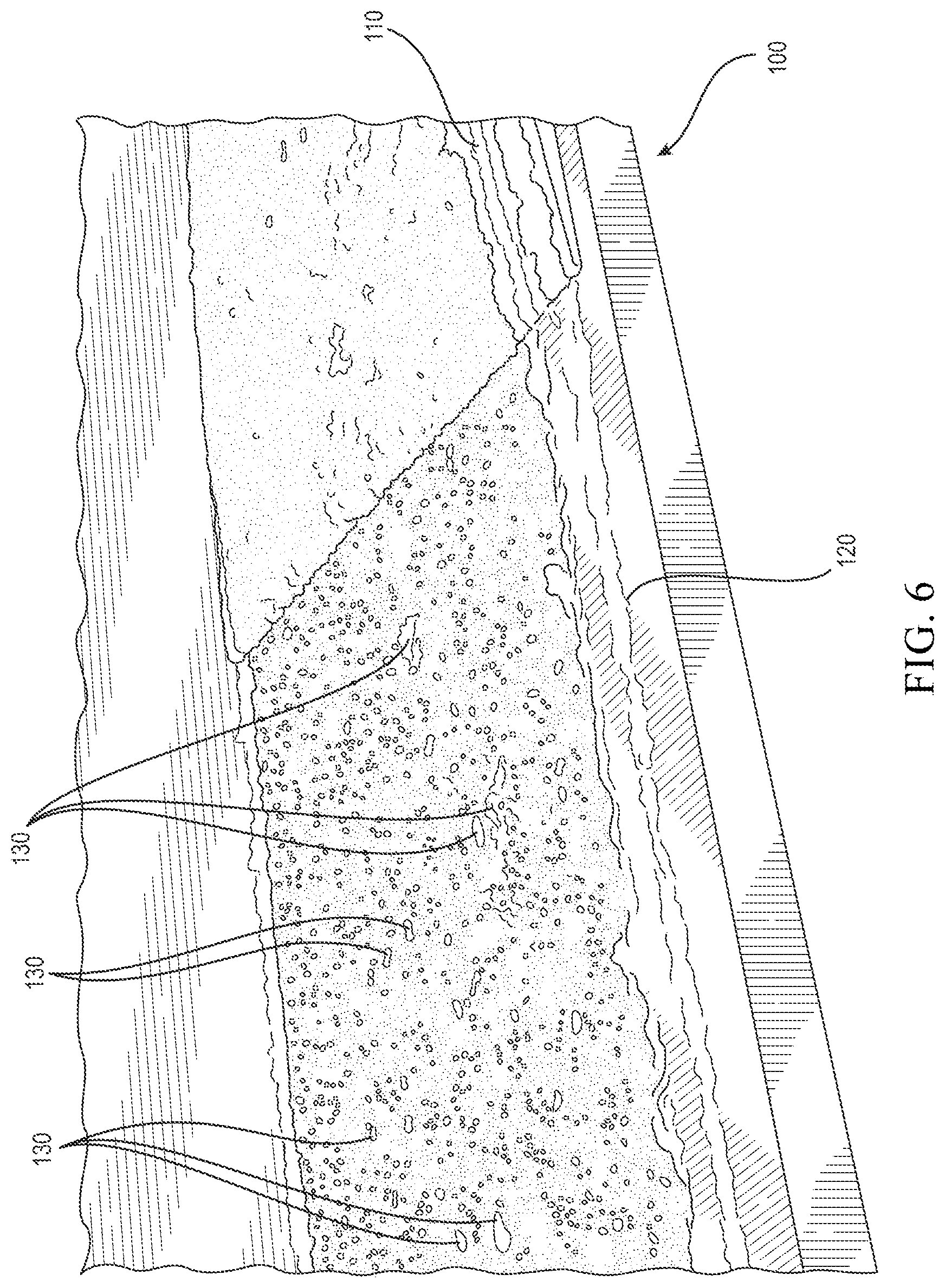 Patent US11773020 Figure 6 – Gypsum composition comprising uncooked starch having mid-range viscosity, and methods and products related thereto