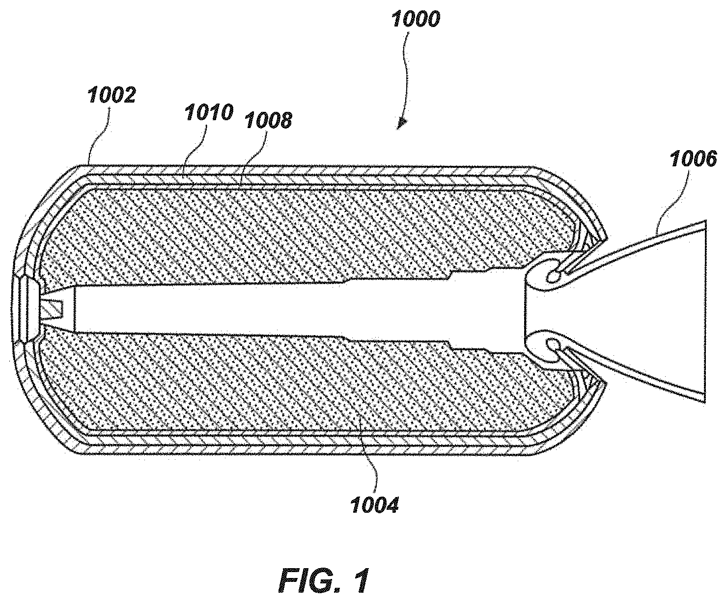 Patent US11773029 Figure 1 – Impregnated fibers comprising preceramic resin formulations, and related composite materials and methods