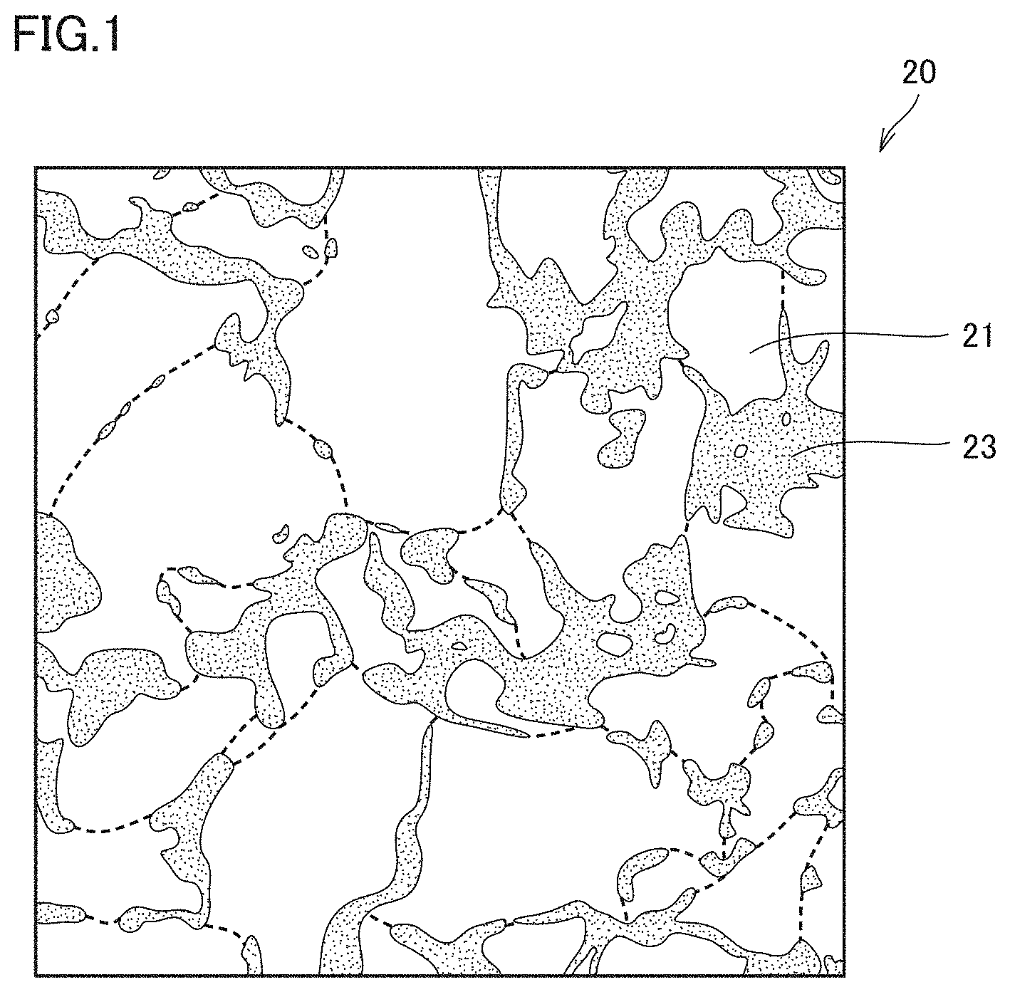 Patent US11773030 — Cubic boron nitride sintered material, tool comprising cubic boron nitride sintered material and method for manufacturing cubic boron nitride sintered material — Figure 1