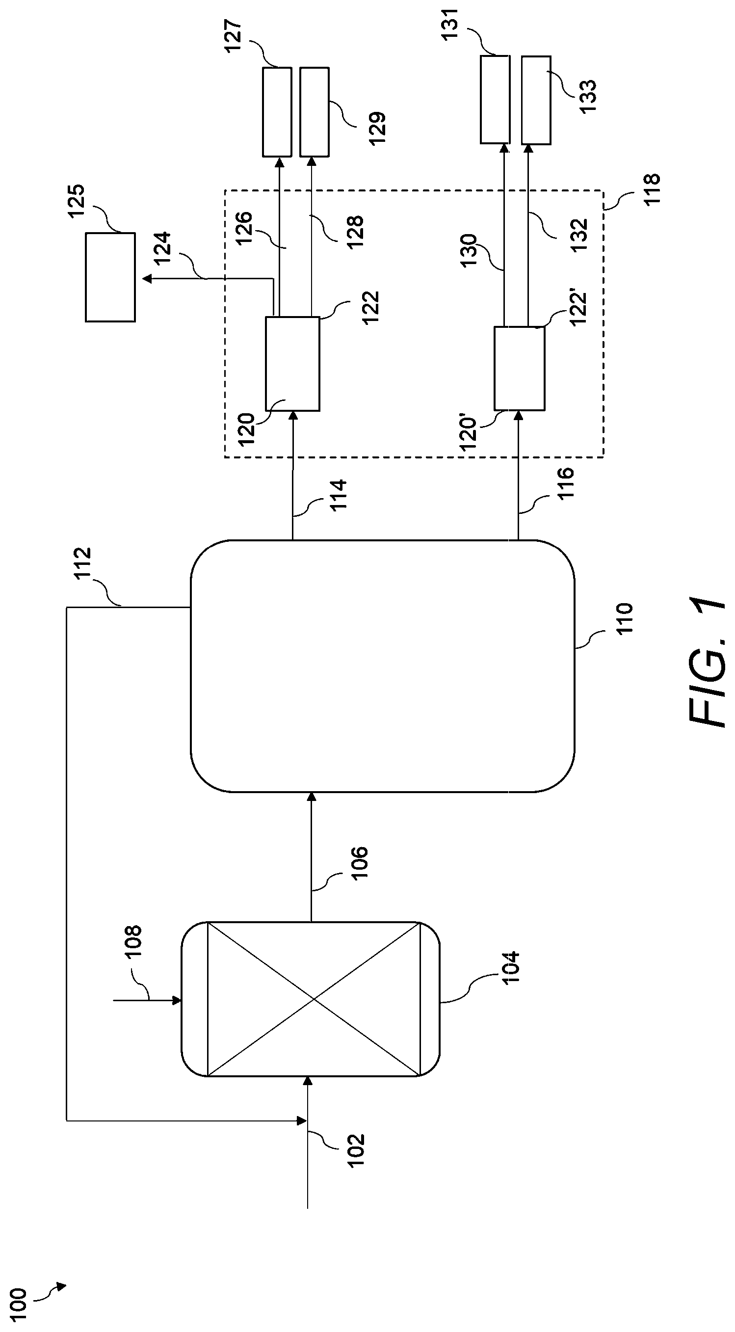Patent US11773037 — Distribution hub for C4 conversion to ethane/propane feedstock network — Figure 1