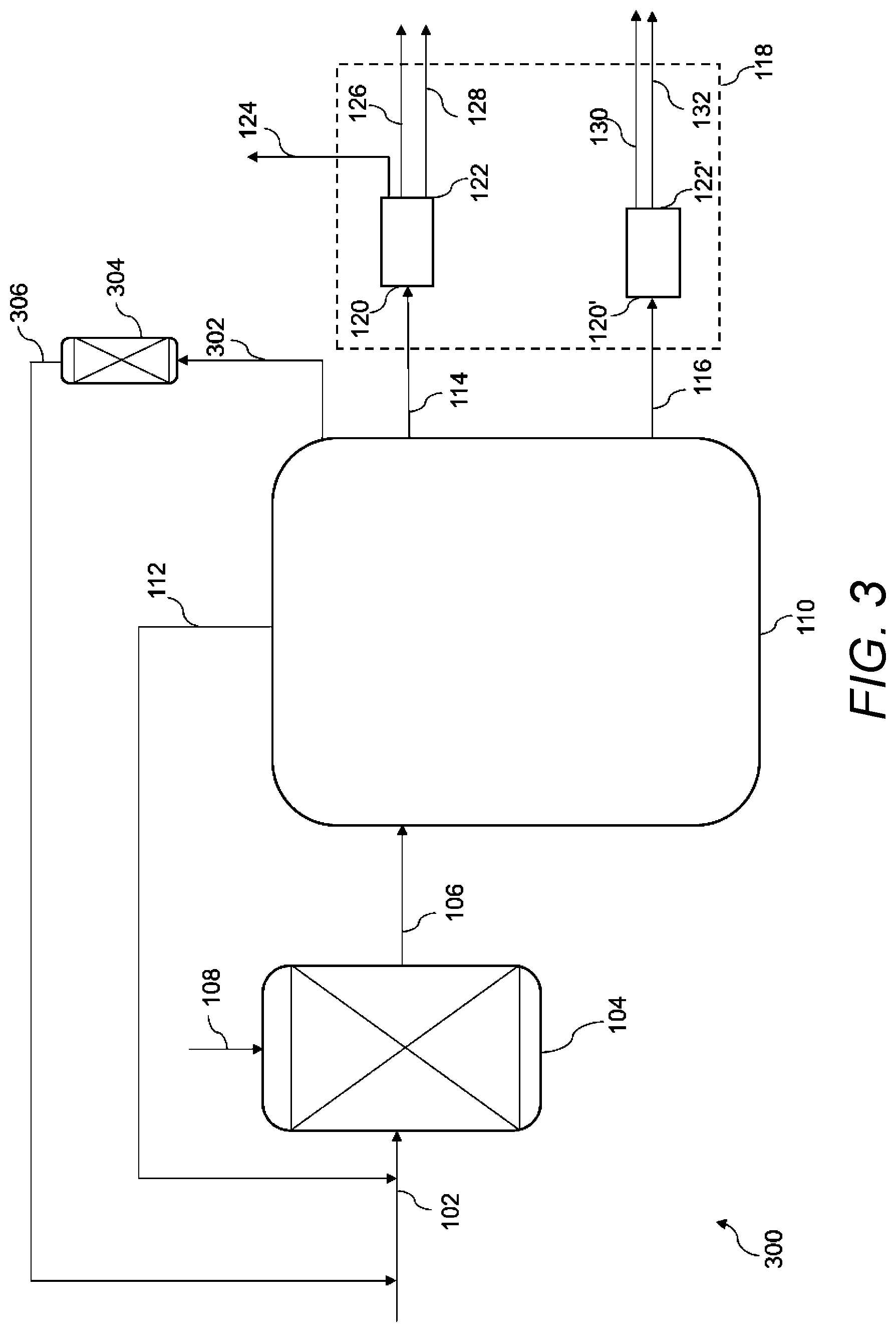 Patent US11773037 Figure 3 – Distribution hub for C4 conversion to ethane/propane feedstock network