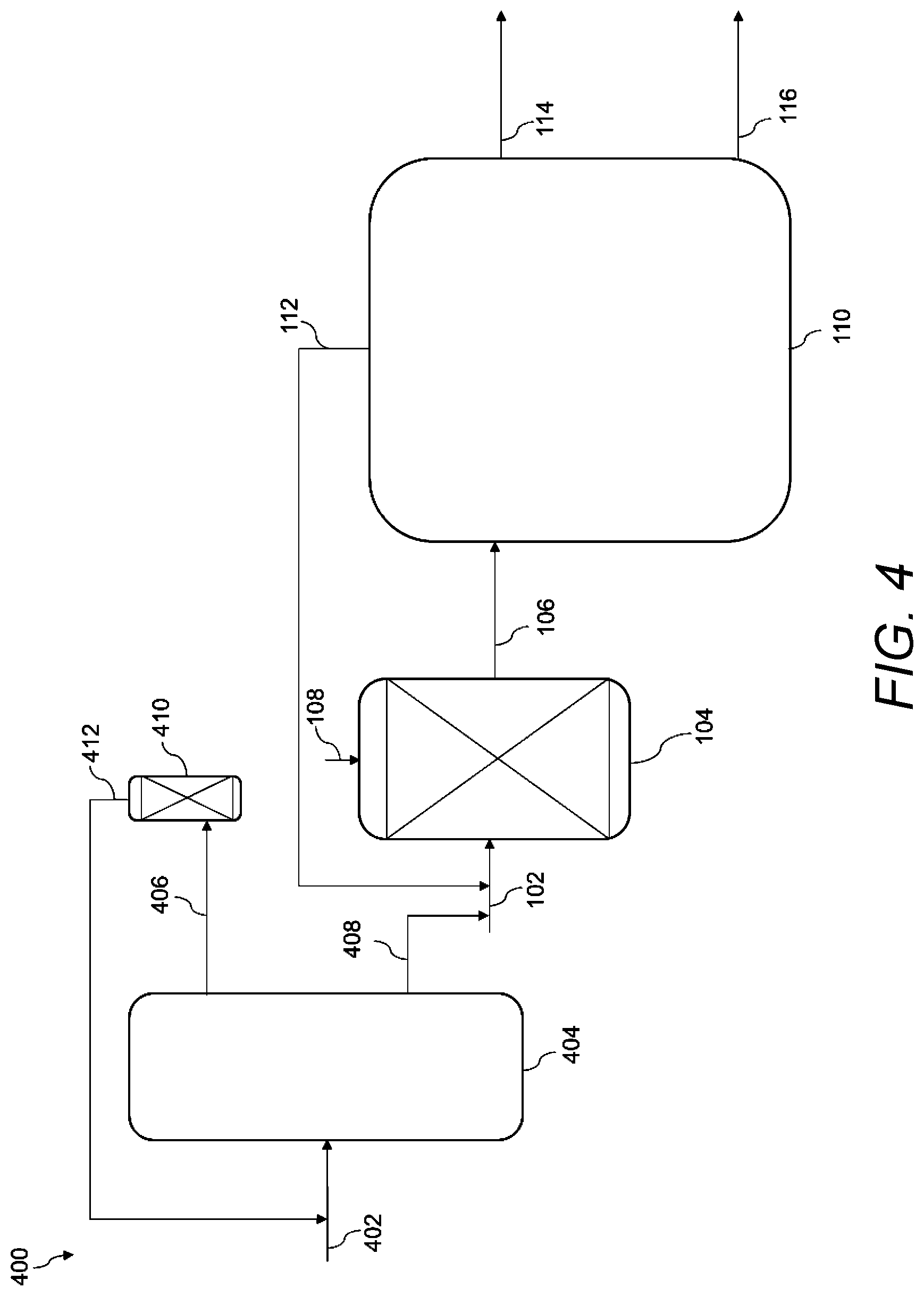 Patent US11773037 Figure 4 – Distribution hub for C4 conversion to ethane/propane feedstock network