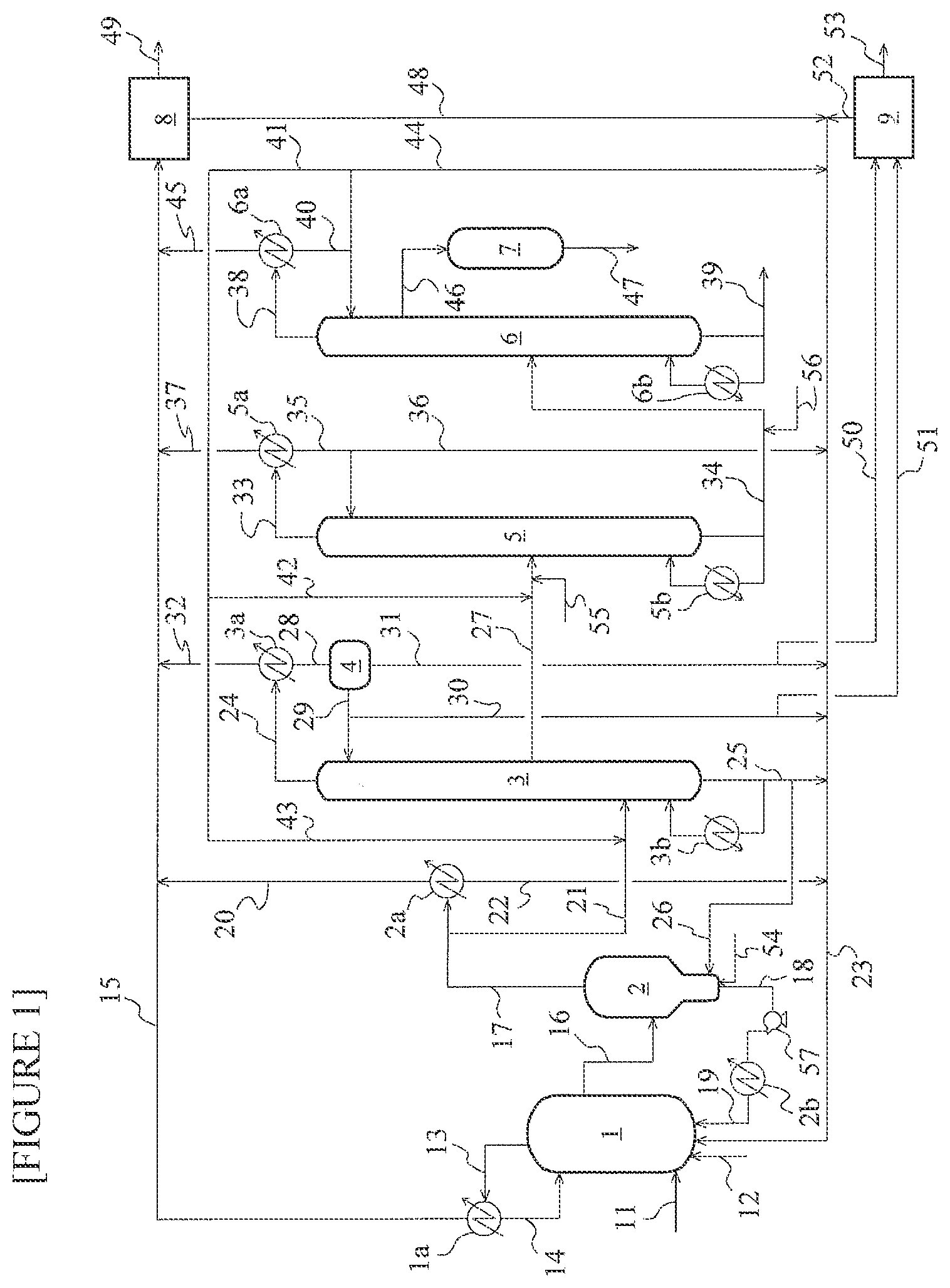 Patent US11773044 — Method for producing acetic acid — Figure 1