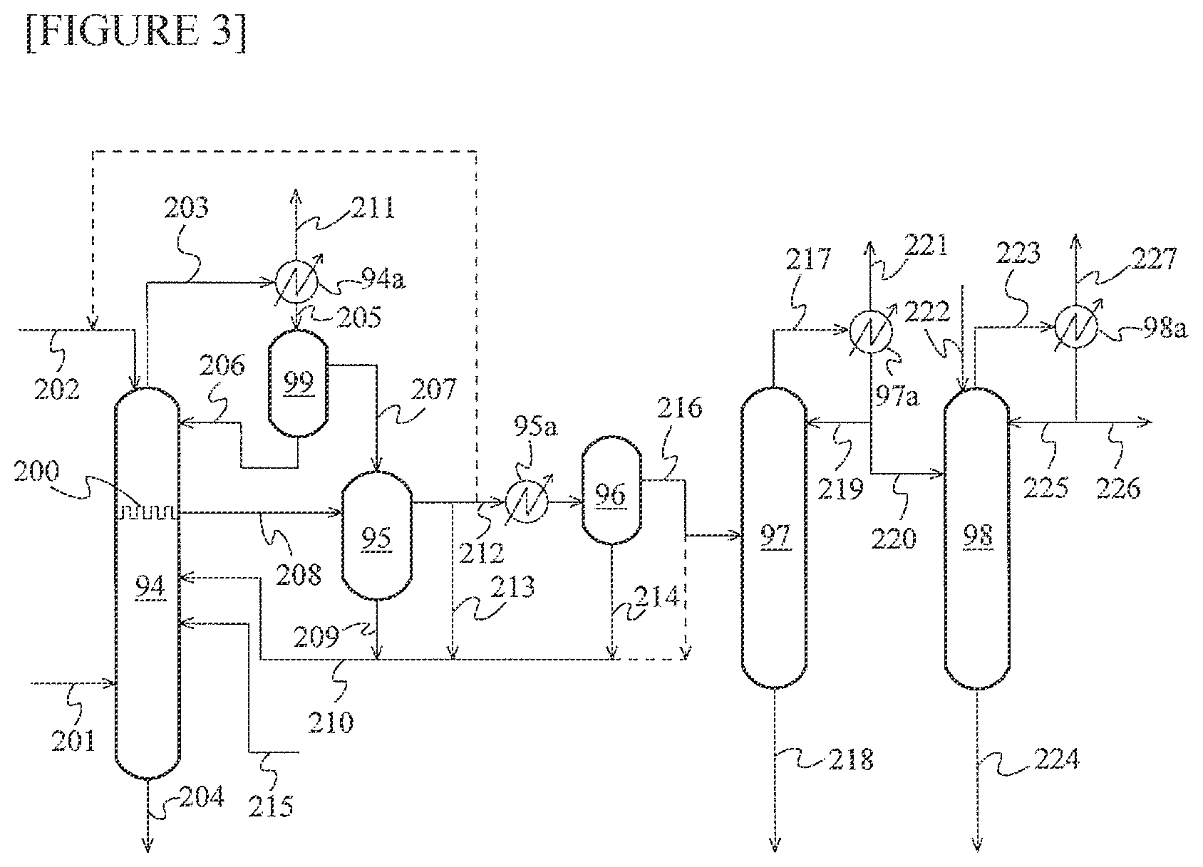 Patent US11773044 Figure 3 – Method for producing acetic acid