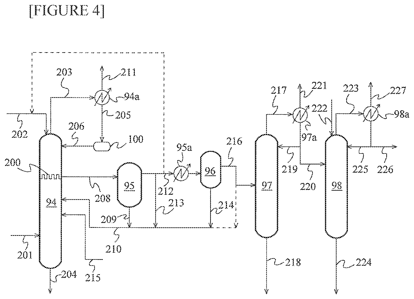 Patent US11773044 Figure 4 – Method for producing acetic acid