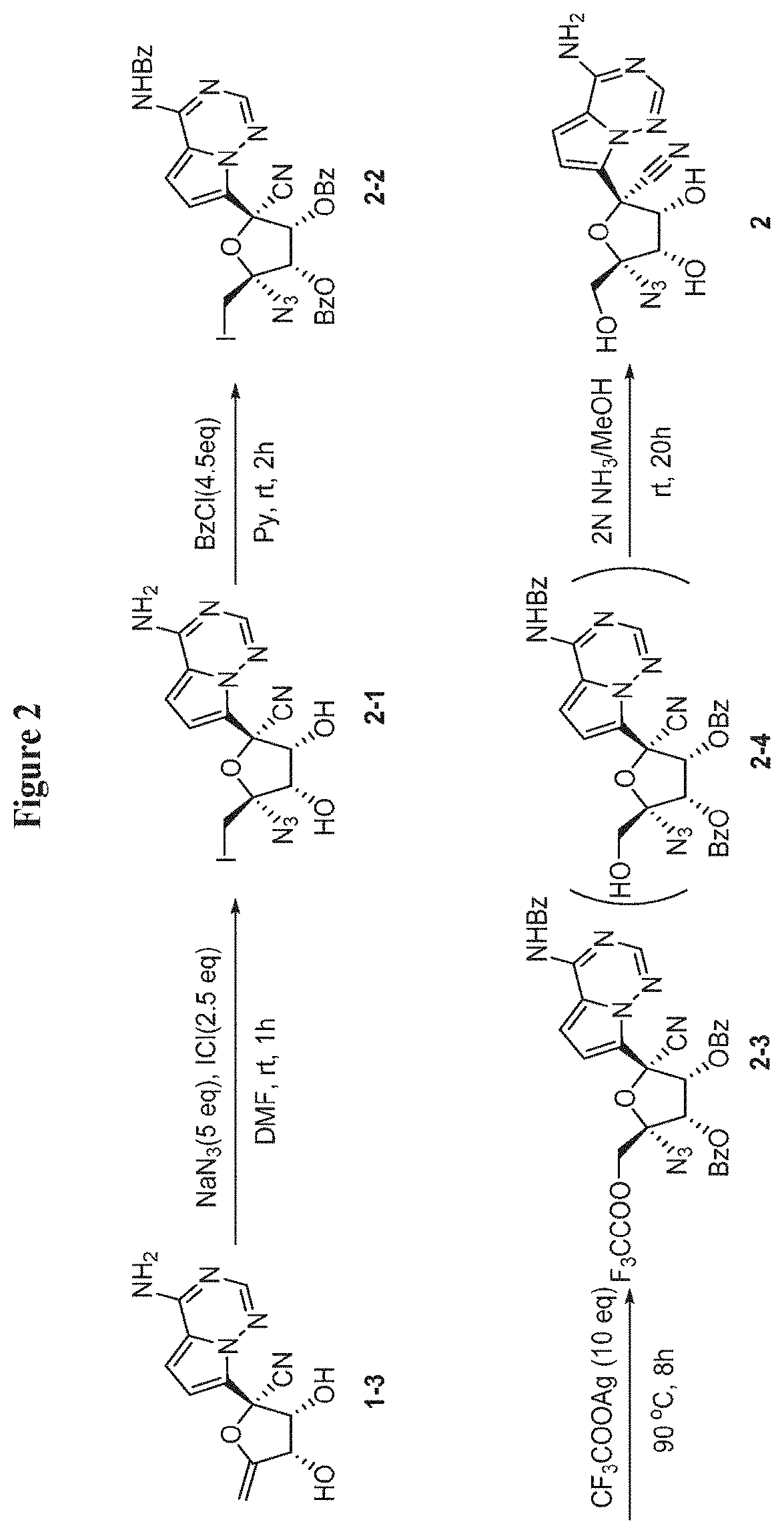 Patent US11773126 Figure 2 – Substituted nucleosides, nucleotides and analogs thereof