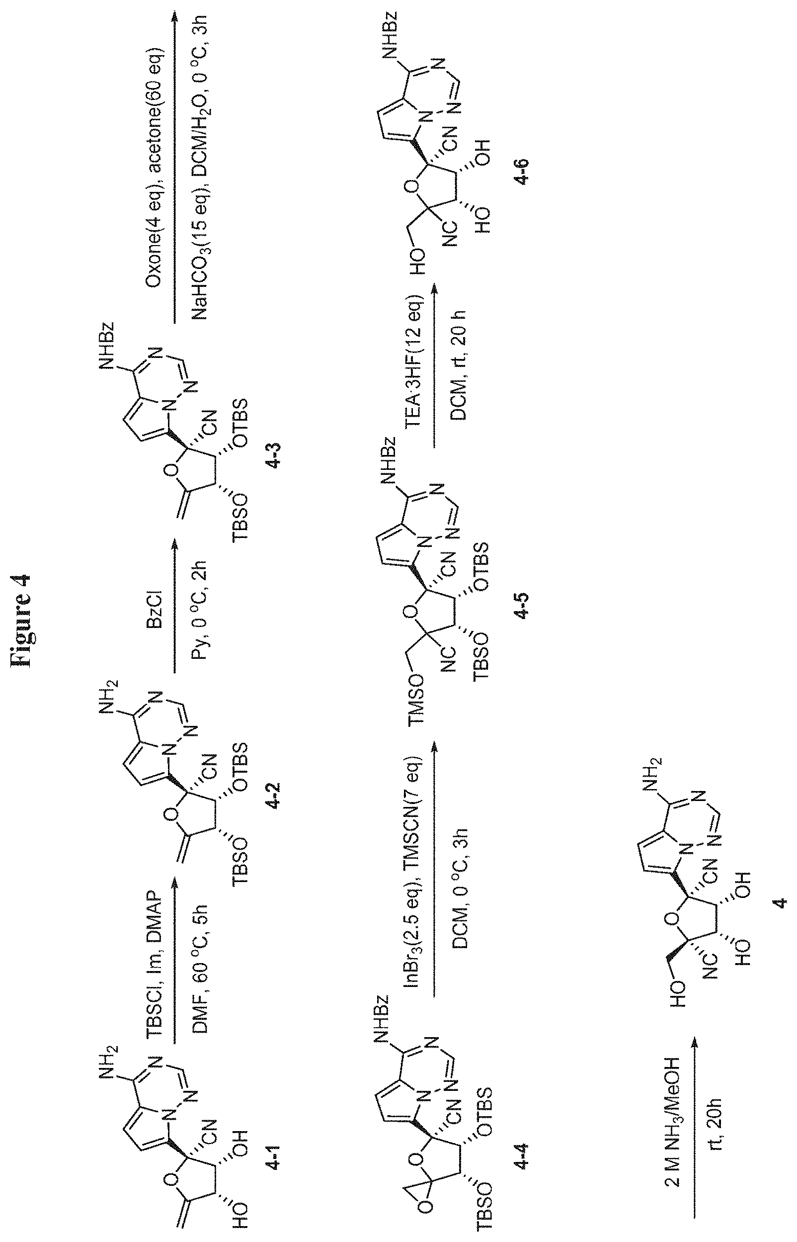 Patent US11773126 Figure 4 – Substituted nucleosides, nucleotides and analogs thereof