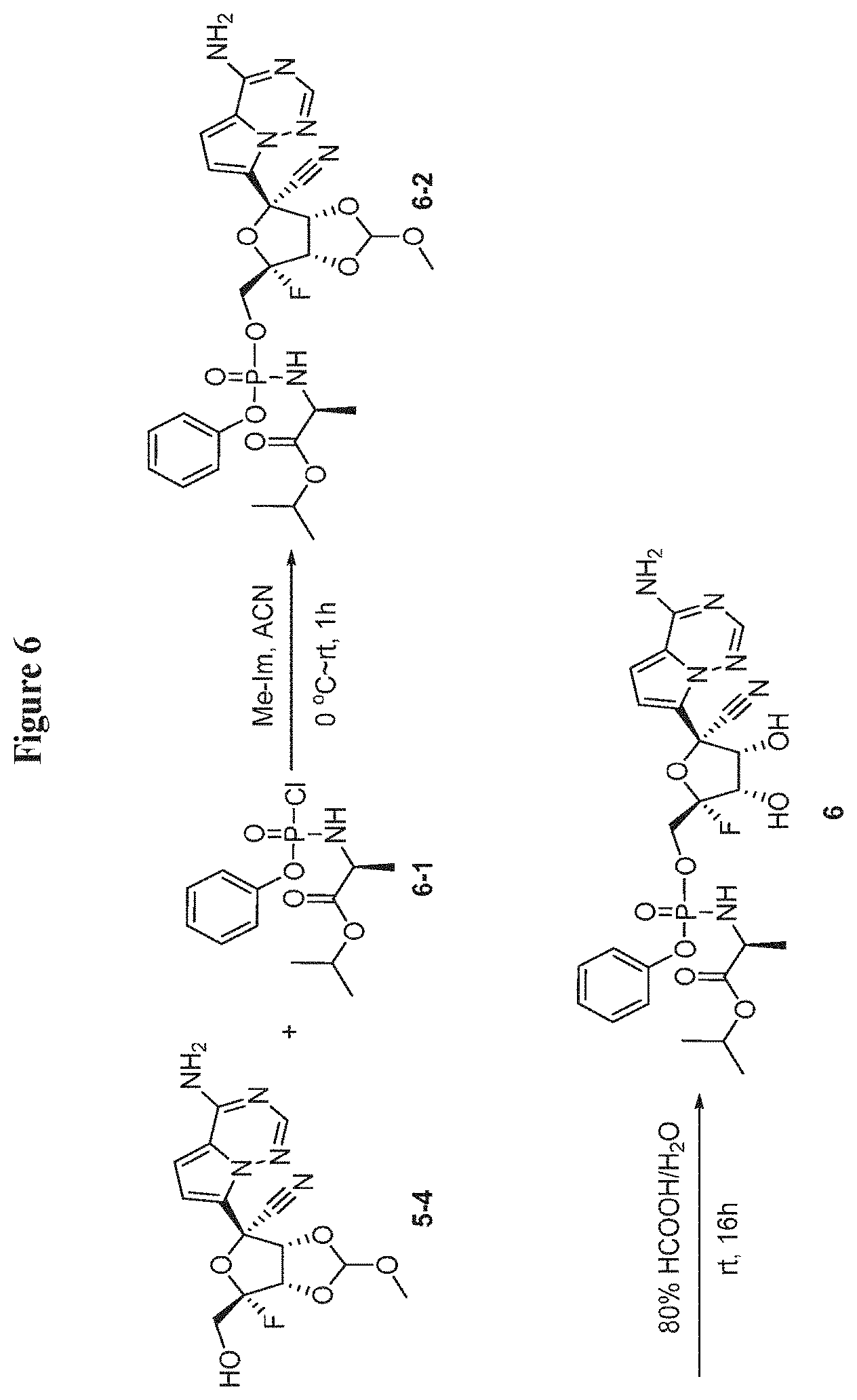 Patent US11773126 Figure 6 – Substituted nucleosides, nucleotides and analogs thereof