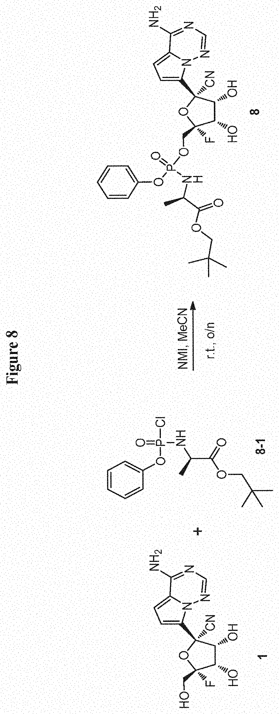 Patent US11773126 Figure 8 – Substituted nucleosides, nucleotides and analogs thereof