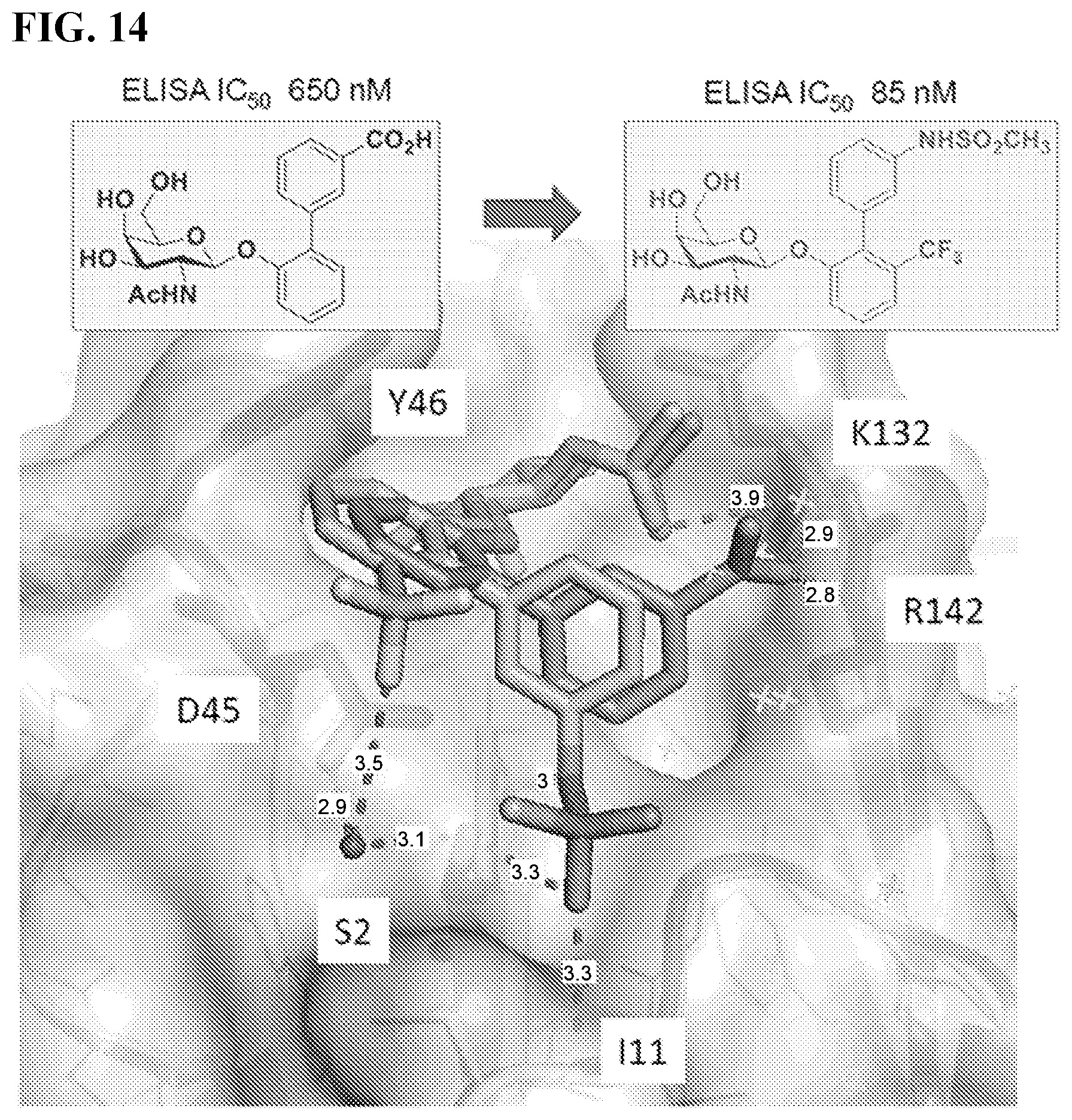 Patent US11773127 Figure 14 – Compounds and methods for treating bacterial infections