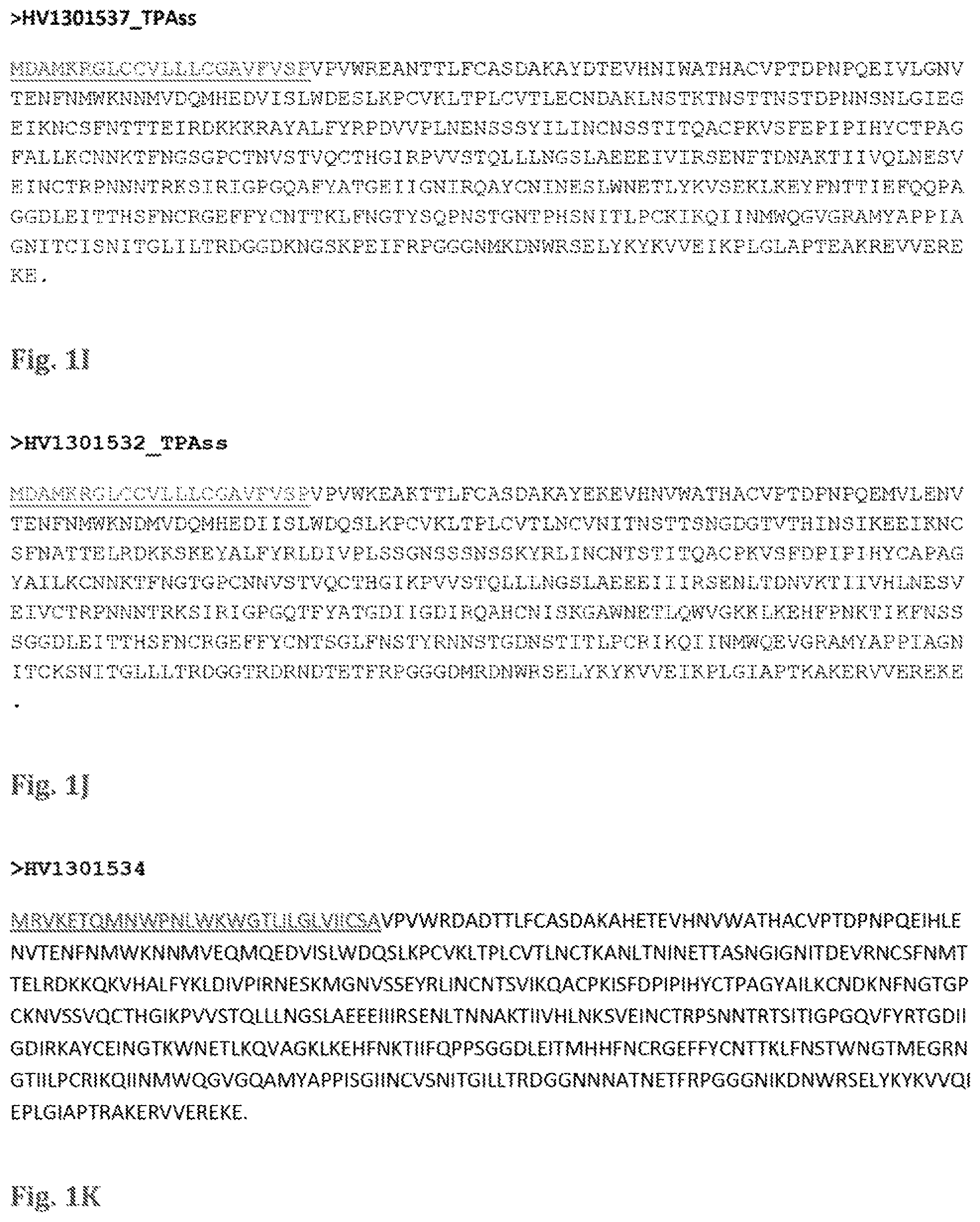 Patent US11773144 Figure 4 – Mosaic HIV-1 envelopes to induce ADCC responses