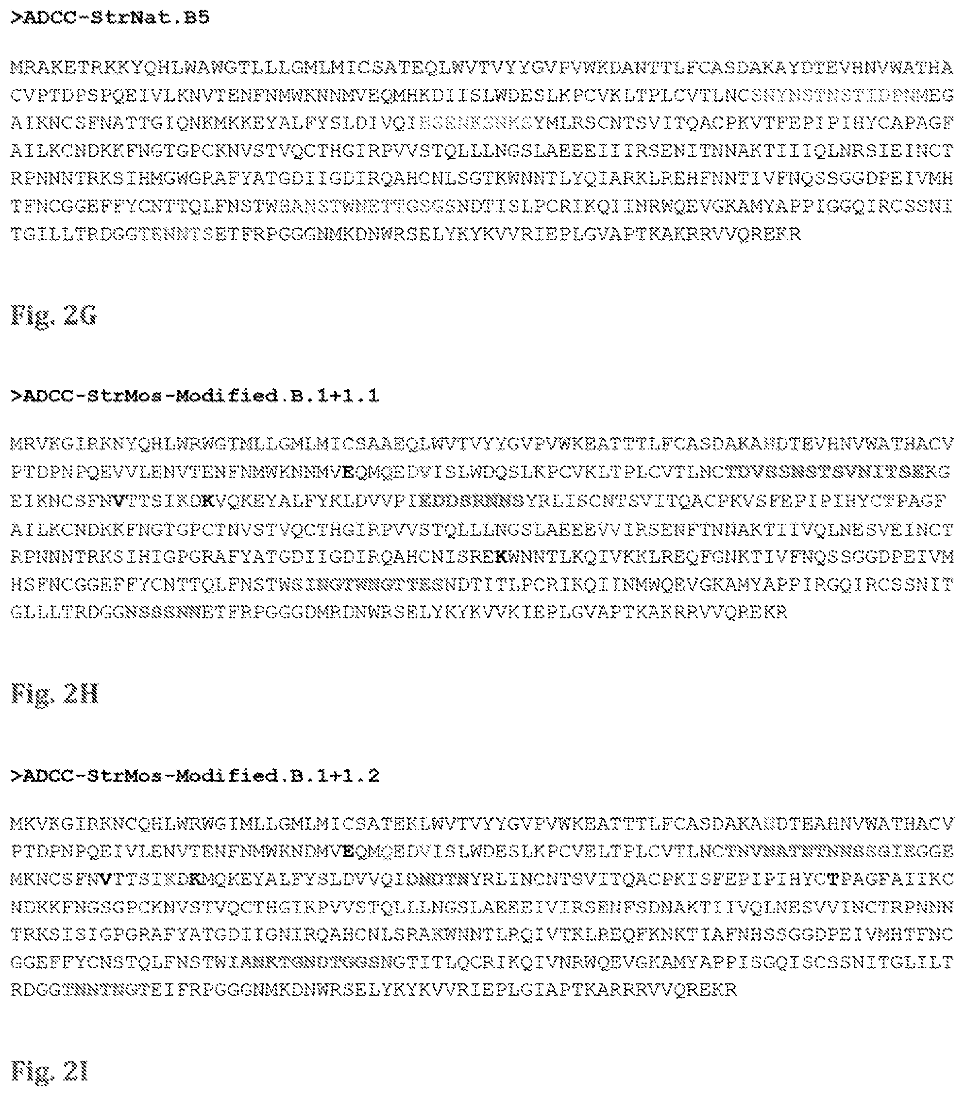 Patent US11773144 Figure 7 – Mosaic HIV-1 envelopes to induce ADCC responses