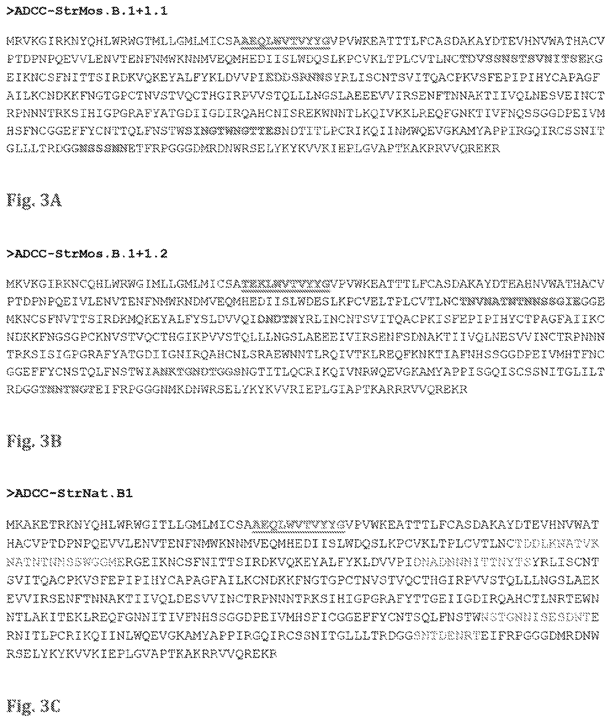 Patent US11773144 Figure 12 – Mosaic HIV-1 envelopes to induce ADCC responses