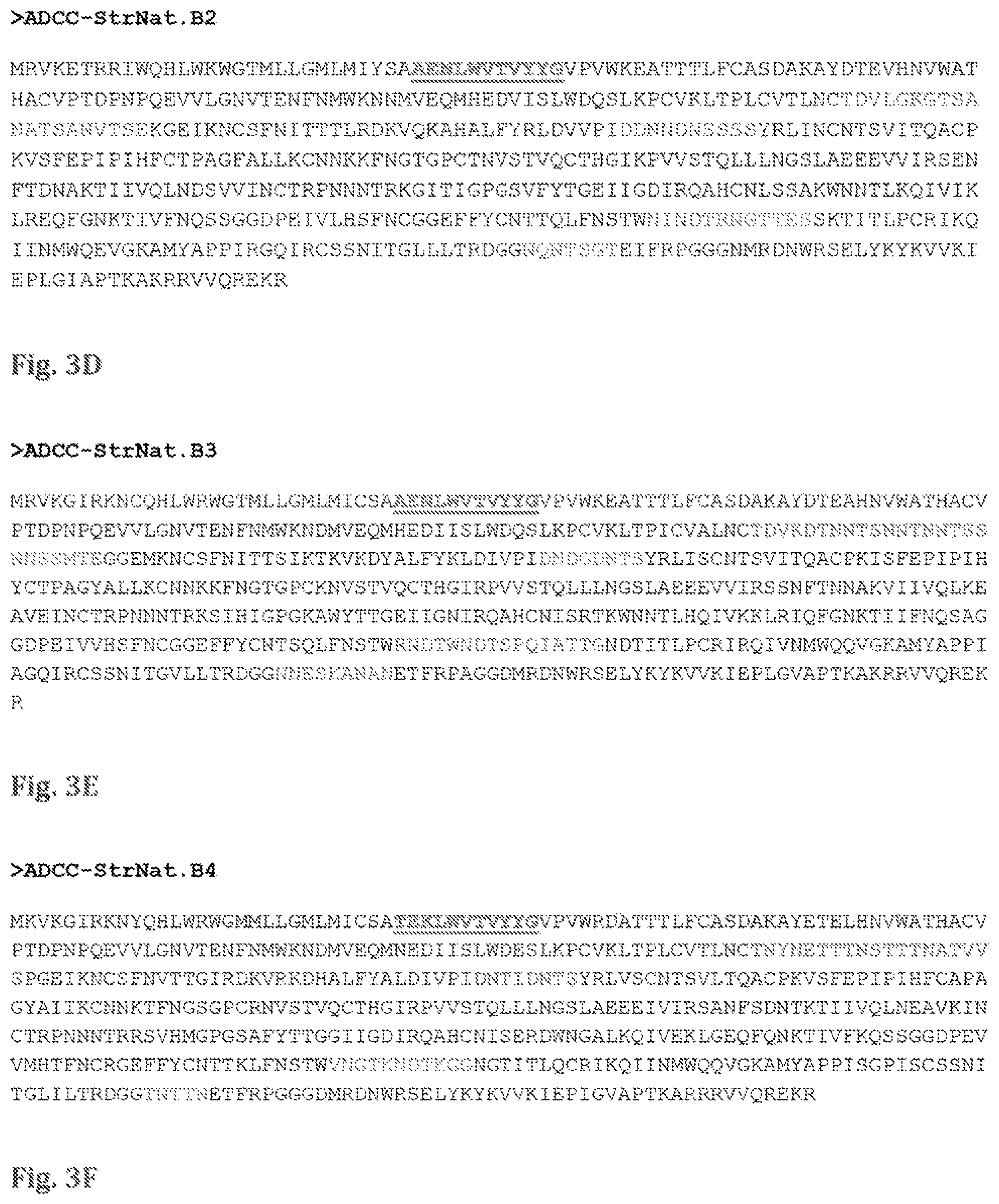 Patent US11773144 Figure 13 – Mosaic HIV-1 envelopes to induce ADCC responses