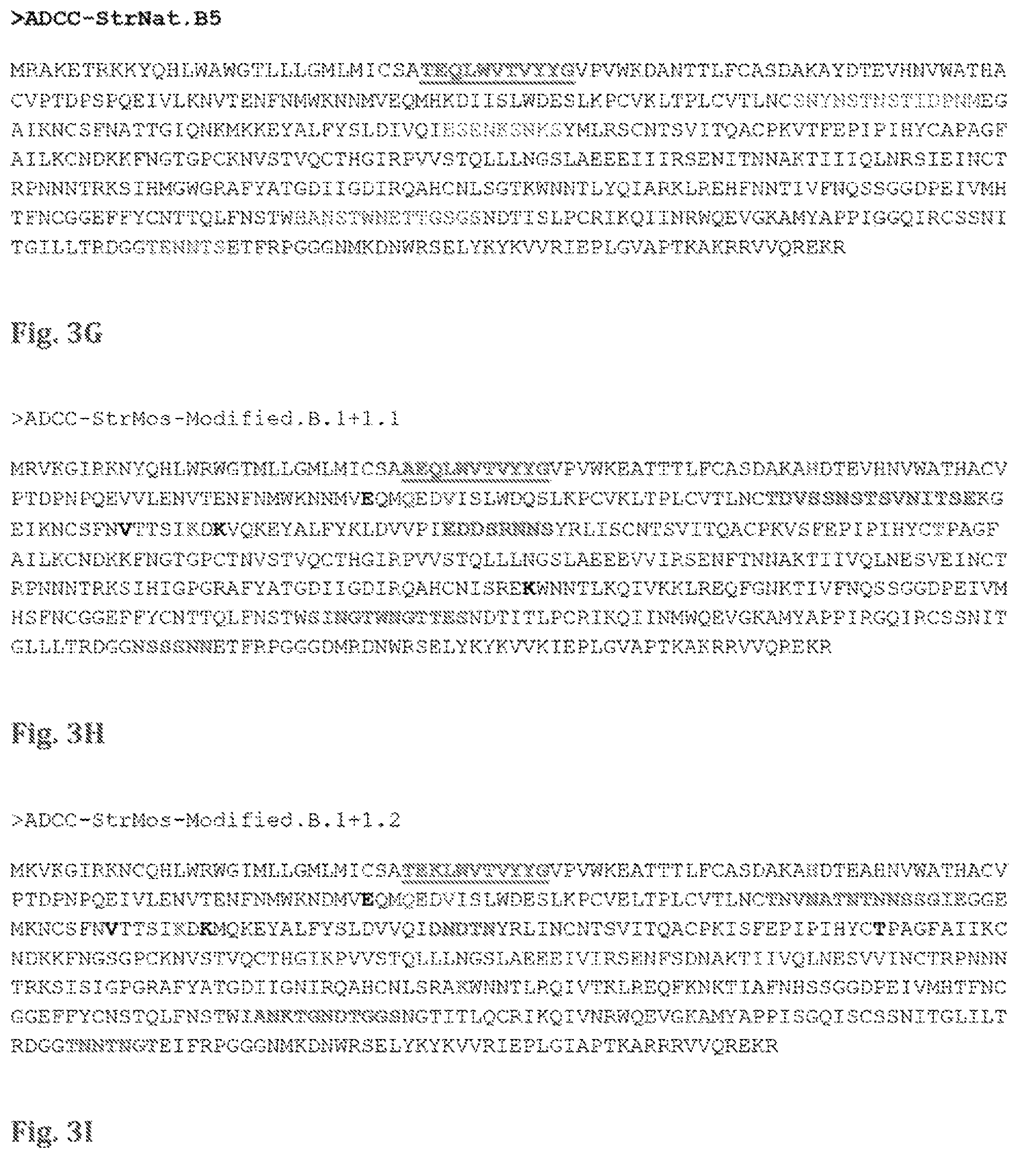 Patent US11773144 Figure 14 – Mosaic HIV-1 envelopes to induce ADCC responses