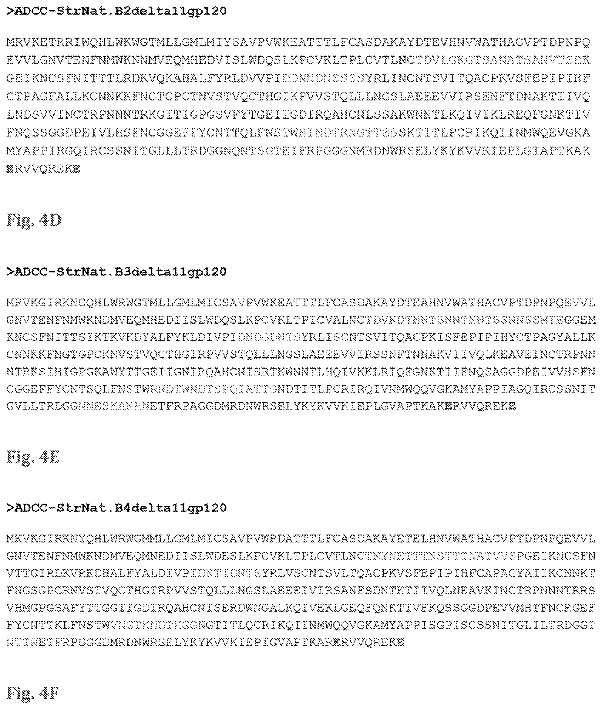 Patent US11773144 Figure 20 – Mosaic HIV-1 envelopes to induce ADCC responses