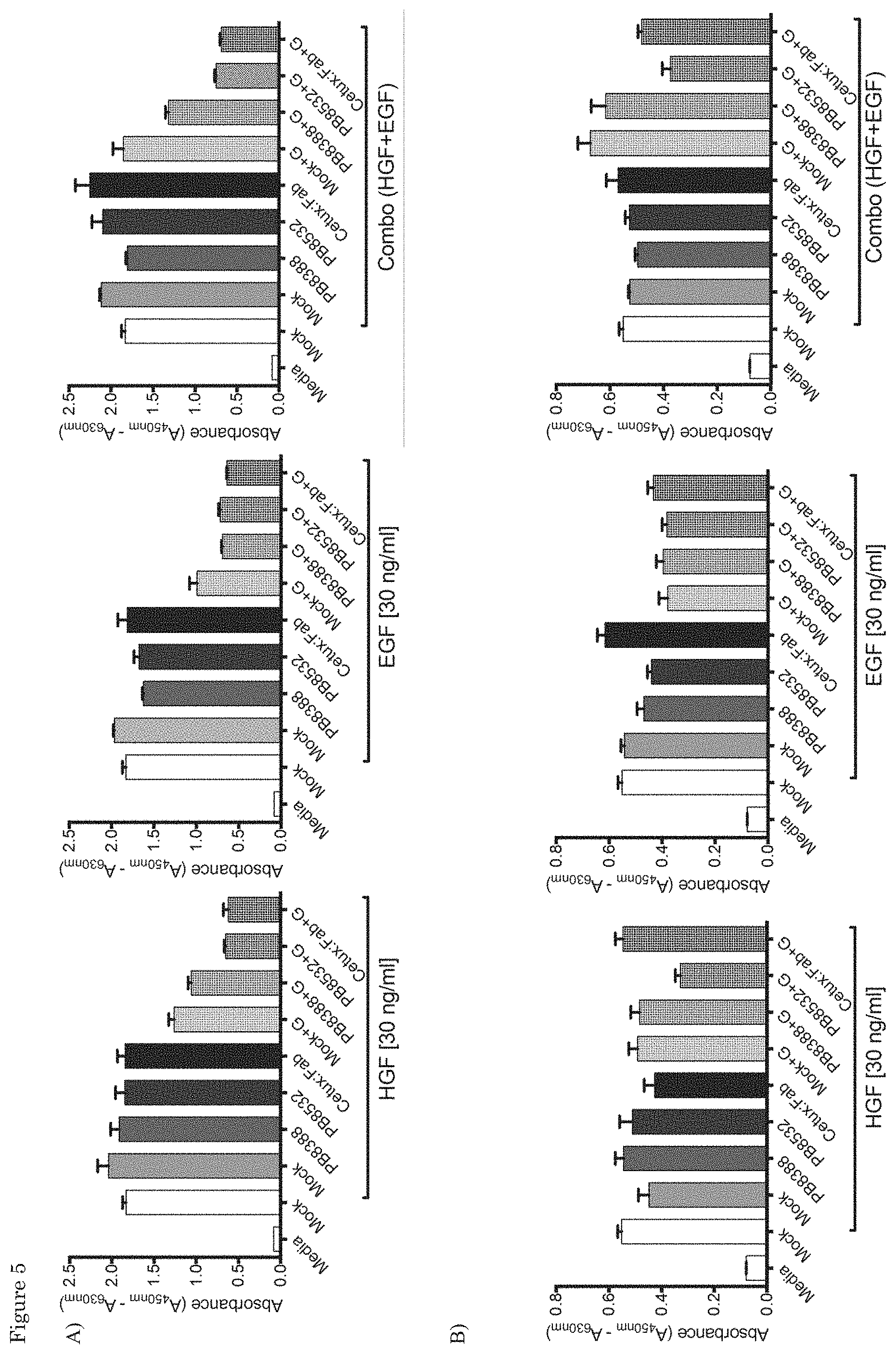 Patent US11773170 Figure 5 – Antibodies that bind EGFR and cMET