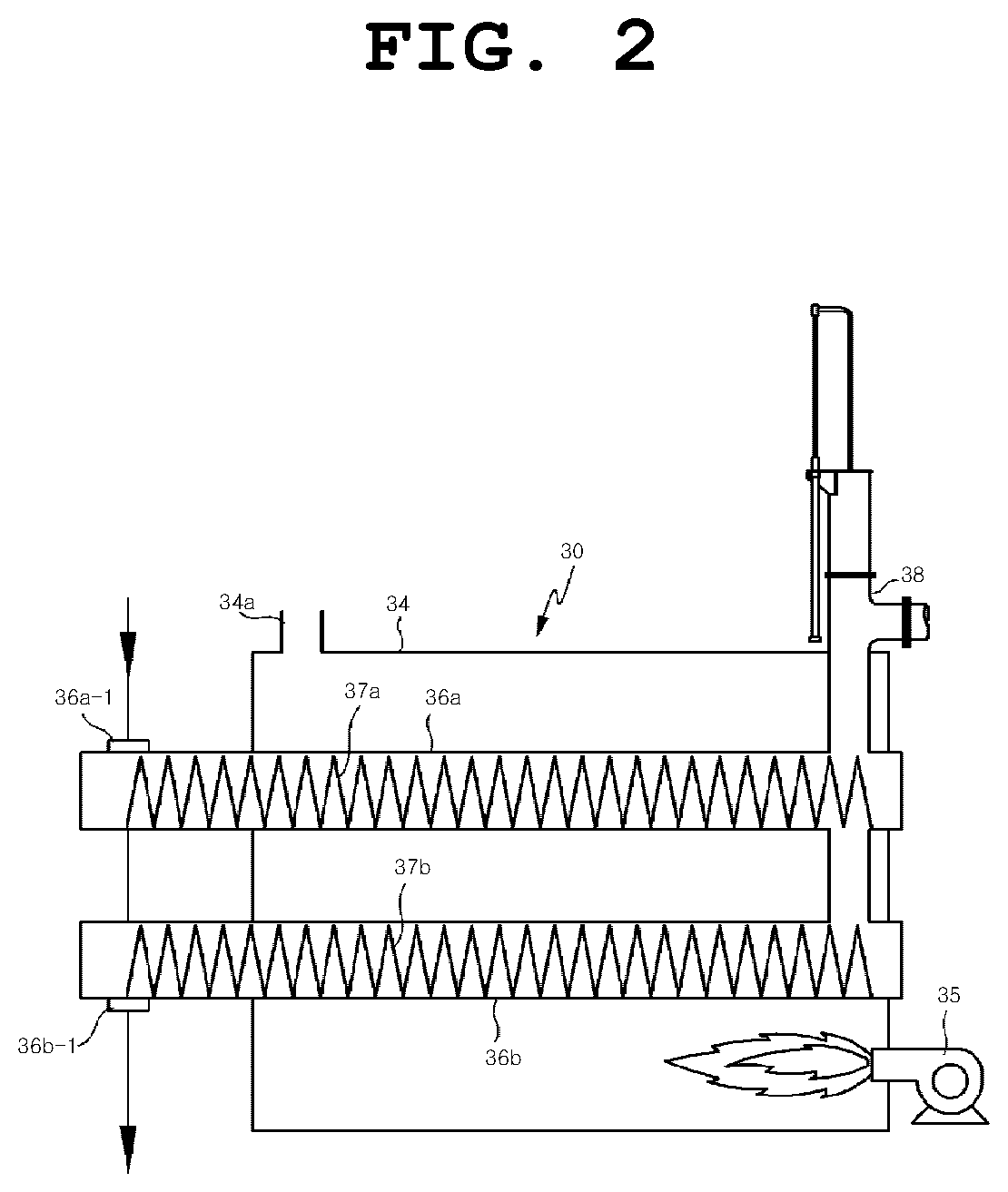 Patent US11773268 Figure 2 – System and method for refinement of char and manufacture of regenerated carbon black through waste tire pyrolysis