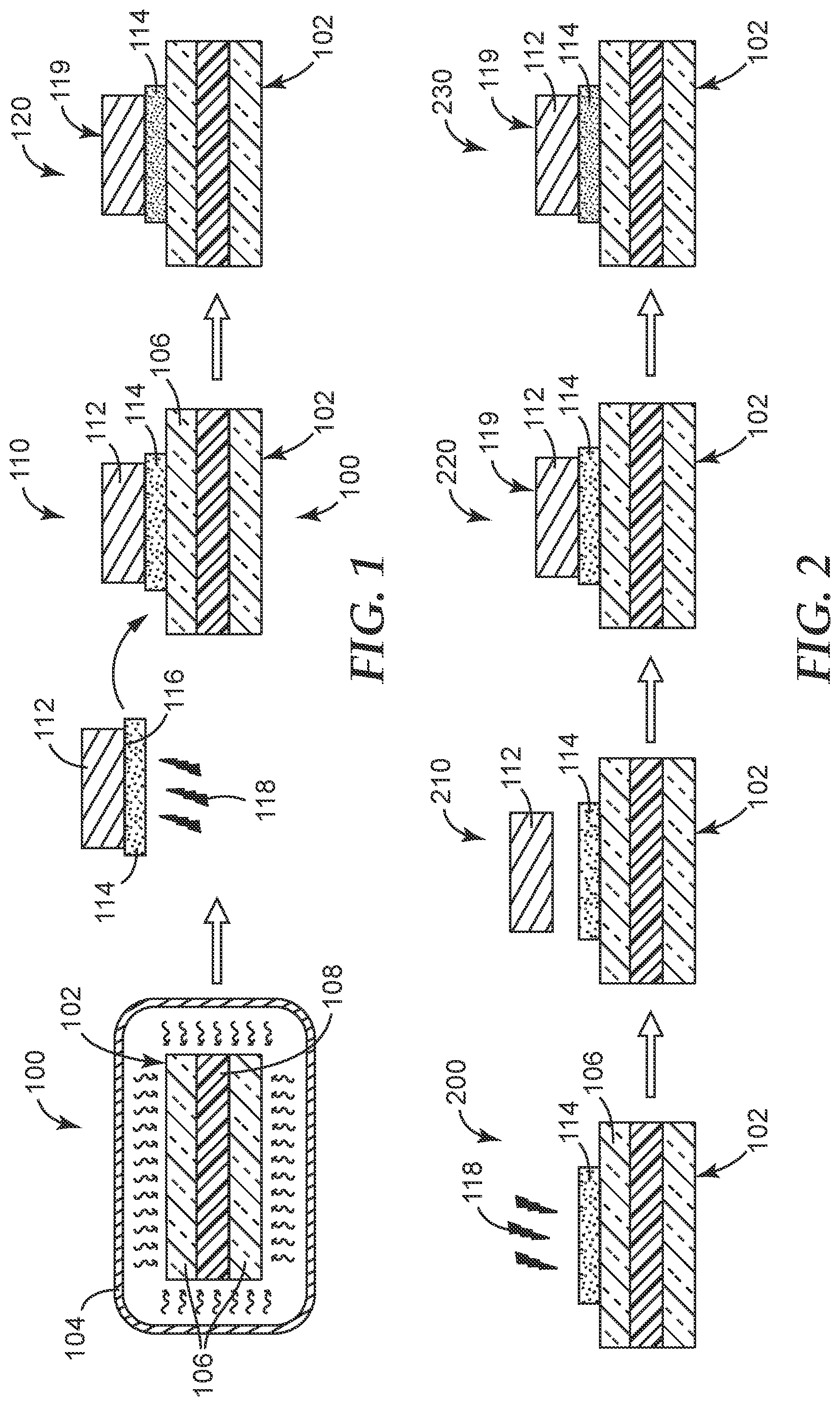 Patent US11773295 Figure 1 – Methods of bonding substrates together