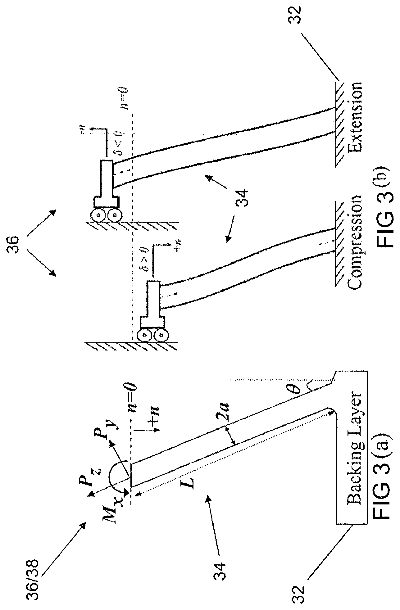 Patent US11773298 Figure 4 – Dry adhesives and methods for making dry adhesives