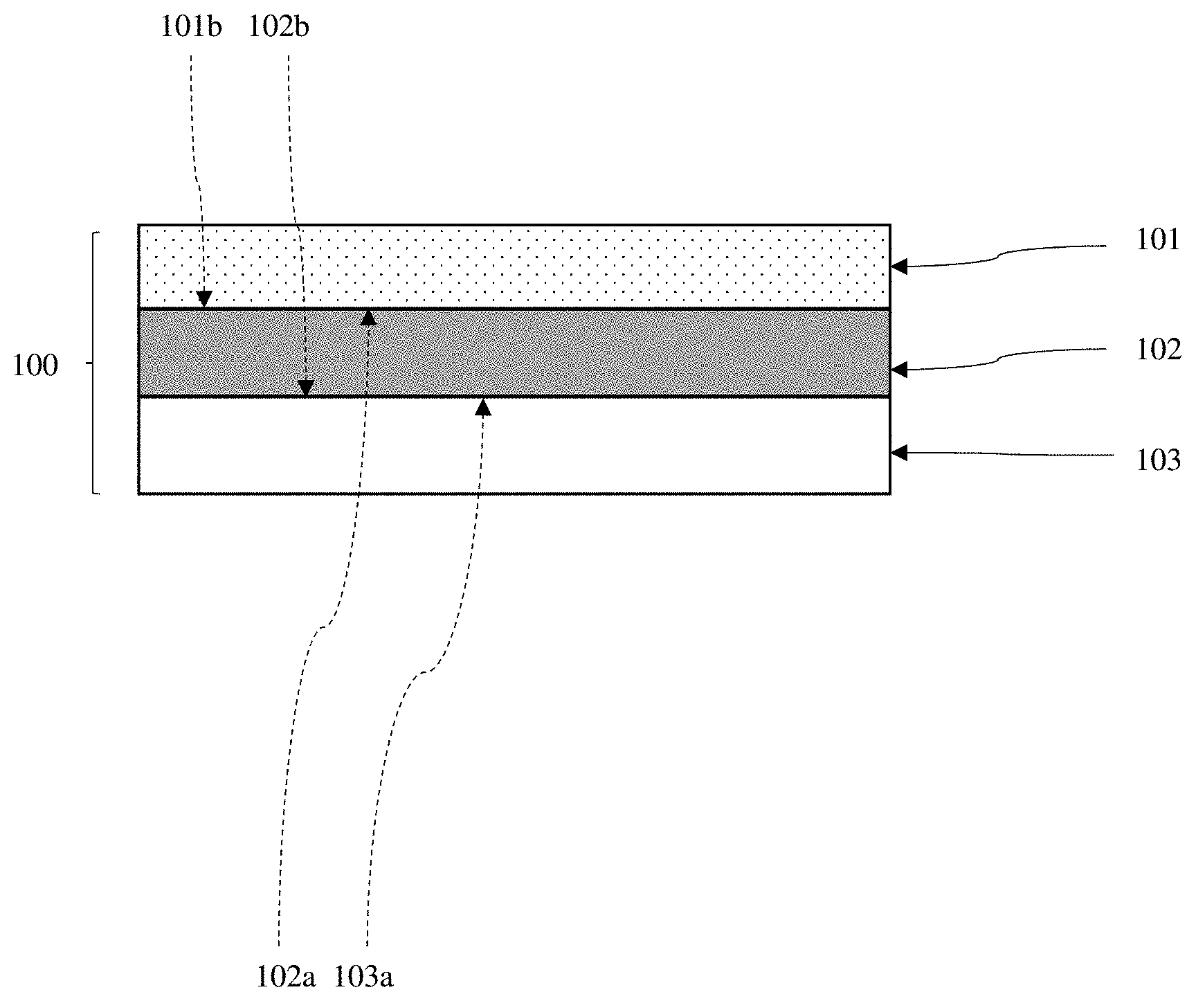 Patent US11773305 — Radical cured silicone pressure sensitive adhesive and composition and method for its preparation and use in a flexible display device — Figure 1