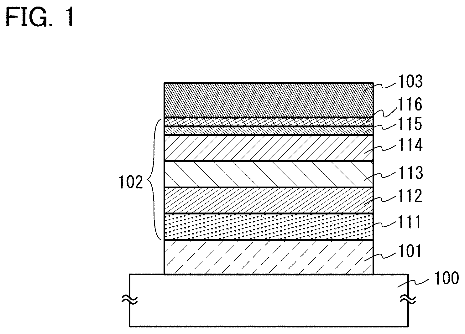 Patent US11773321 Figure 1 – Light-emitting element, light-emitting device, electronic device, lighting device, and novel organic compound