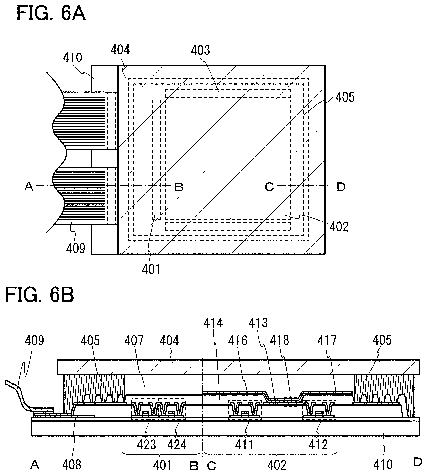 Patent US11773321 Figure 6 – Light-emitting element, light-emitting device, electronic device, lighting device, and novel organic compound